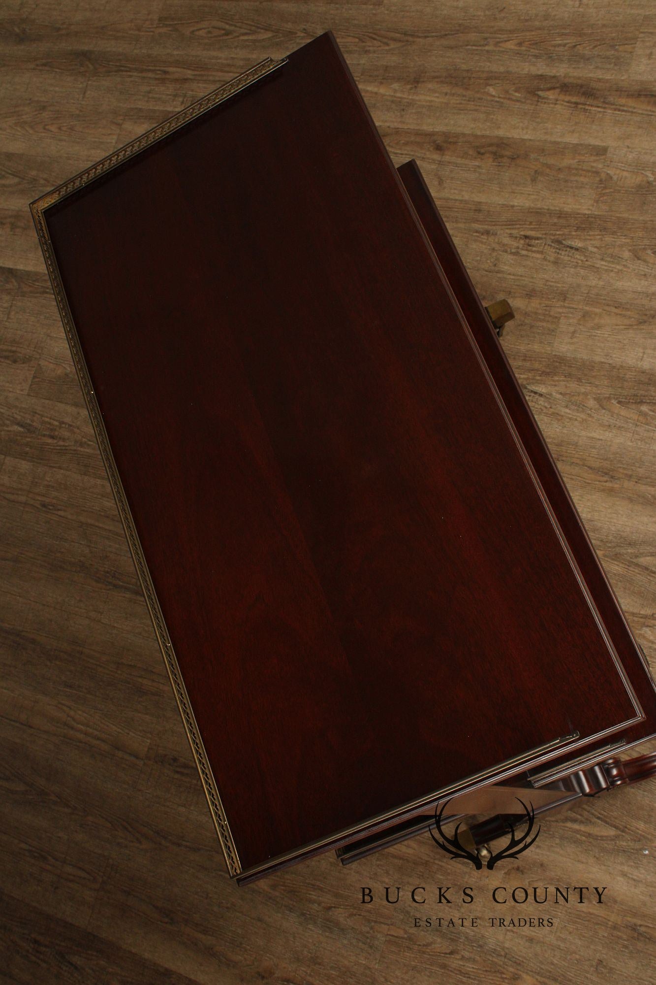 Regency Style Mahogany Two Tiered Serving Table