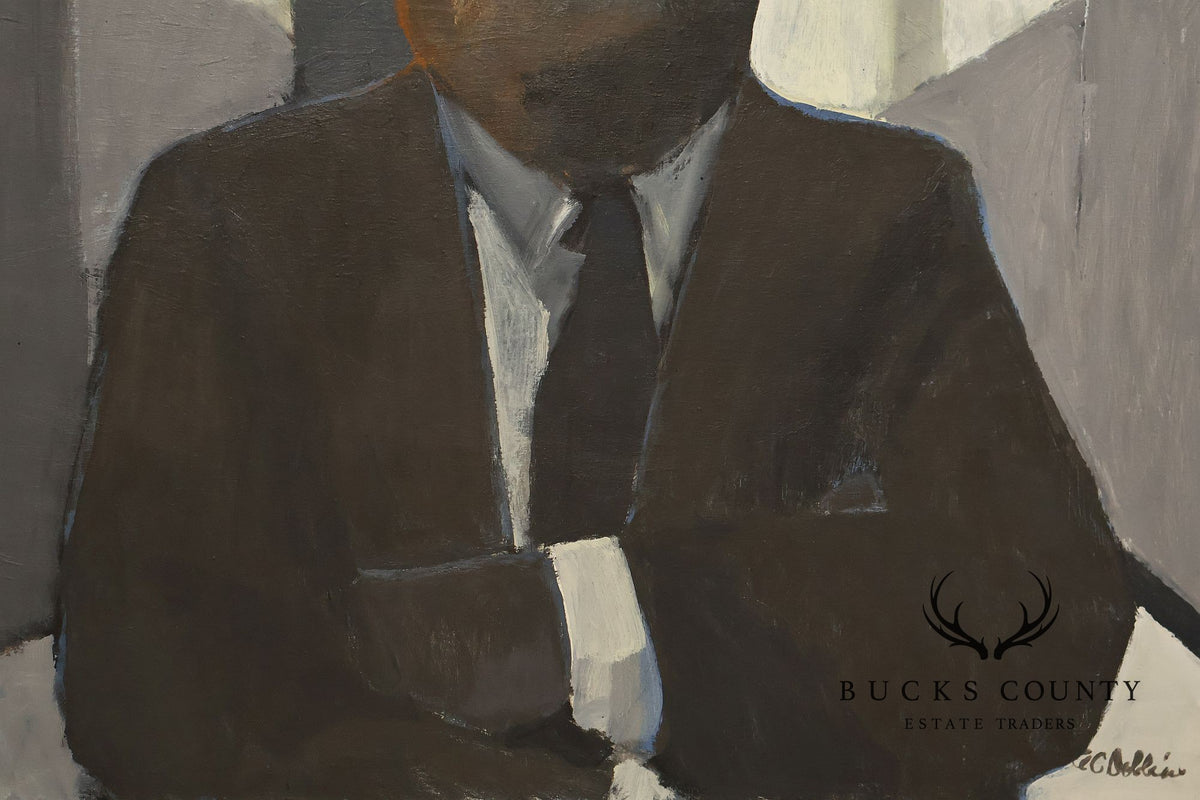 Anne Cooper Dobbins Oil Painting, 'The Master Builder'