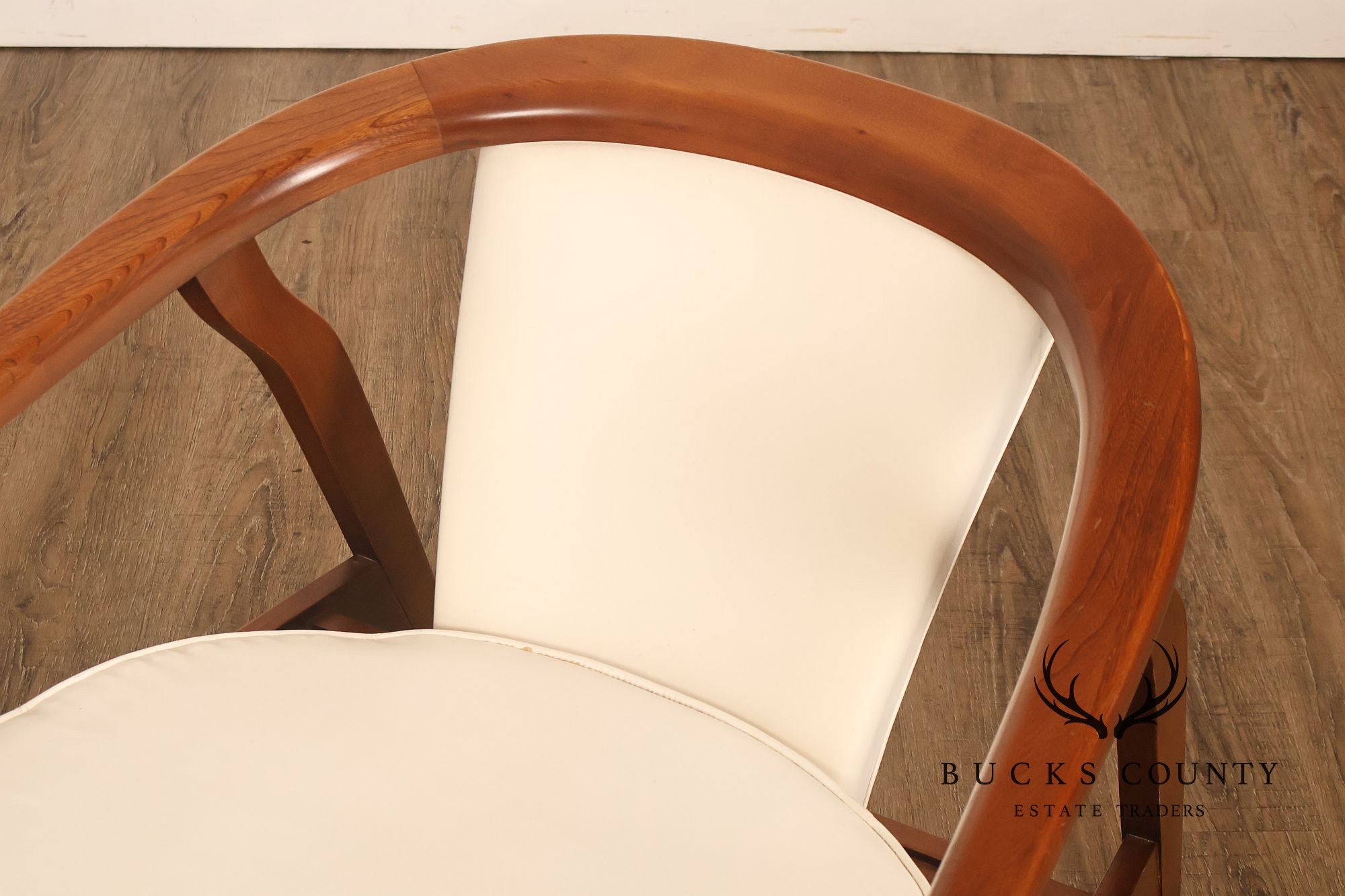 Home Chair Co. Danish Modern Style Curved Back Lounge Chair