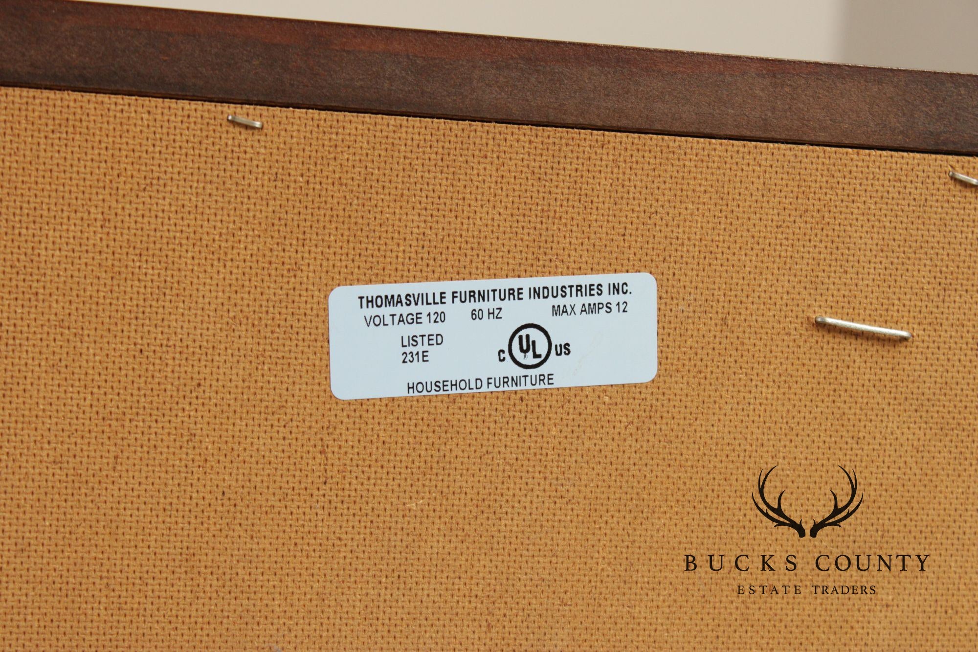 Thomasville 'Bogart' Mahogany Media Cabinet