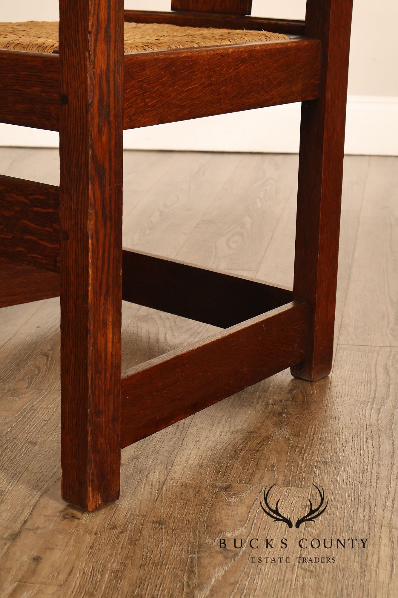 Limbert Antique Mission Oak Arts & Crafts Armchair