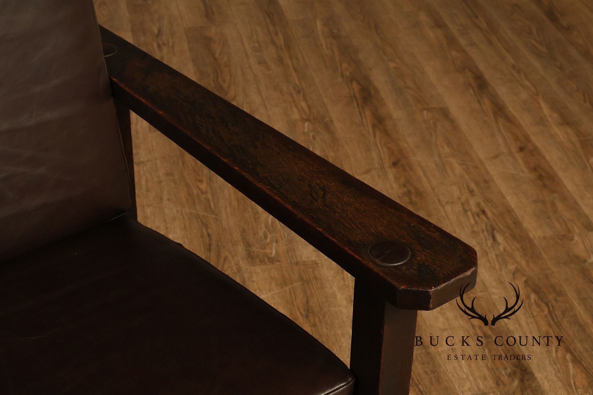 Antique Stickley Brothers Mission Oak Morris Chair