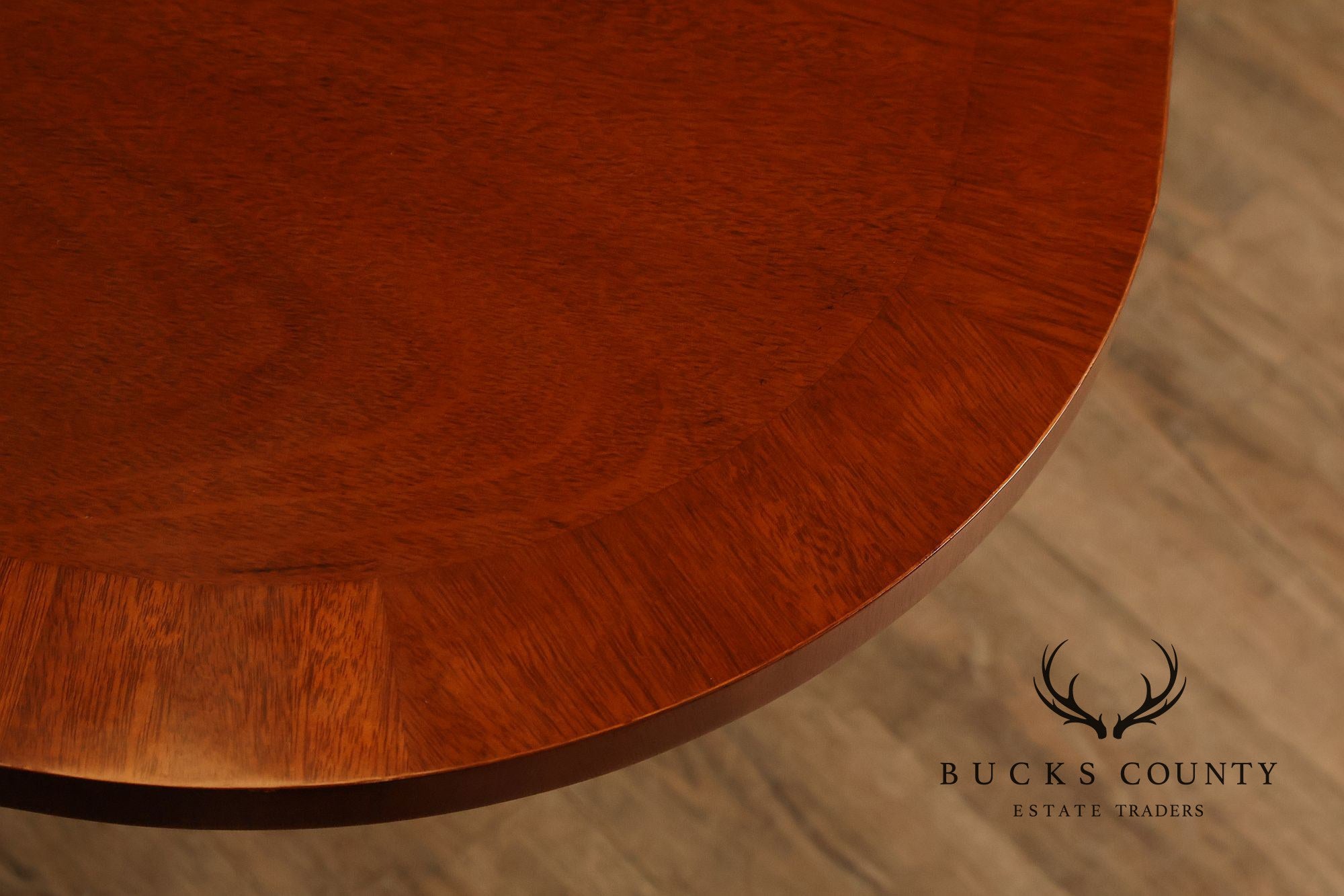 Federal Style Double Pedestal Mahogany Dining Table