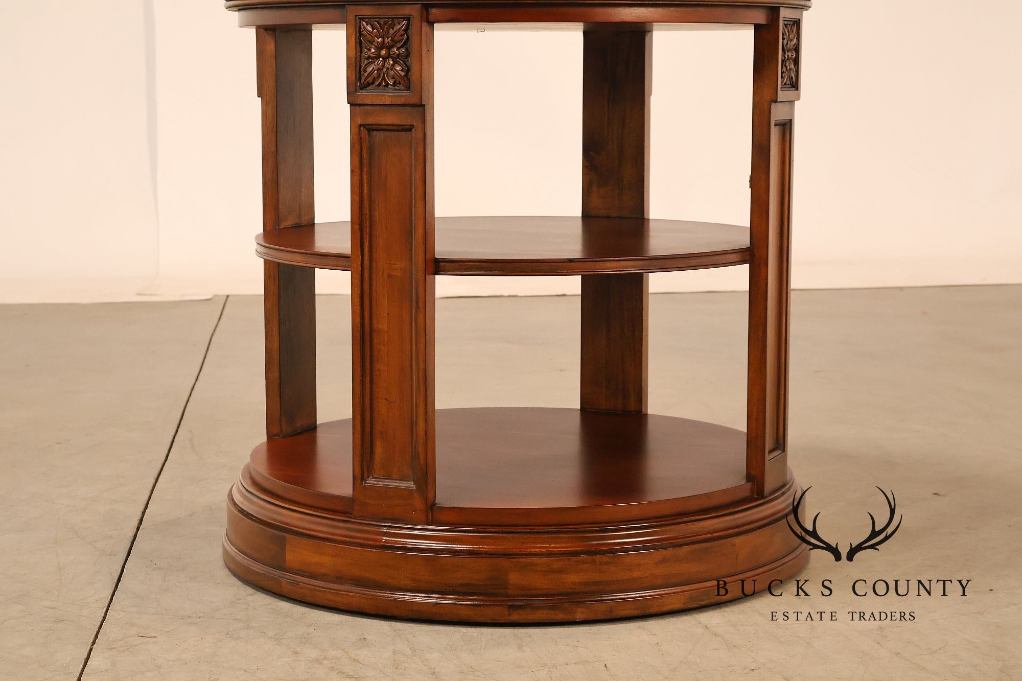 Ethan Allen Townhouse Collection Round Library Side Table