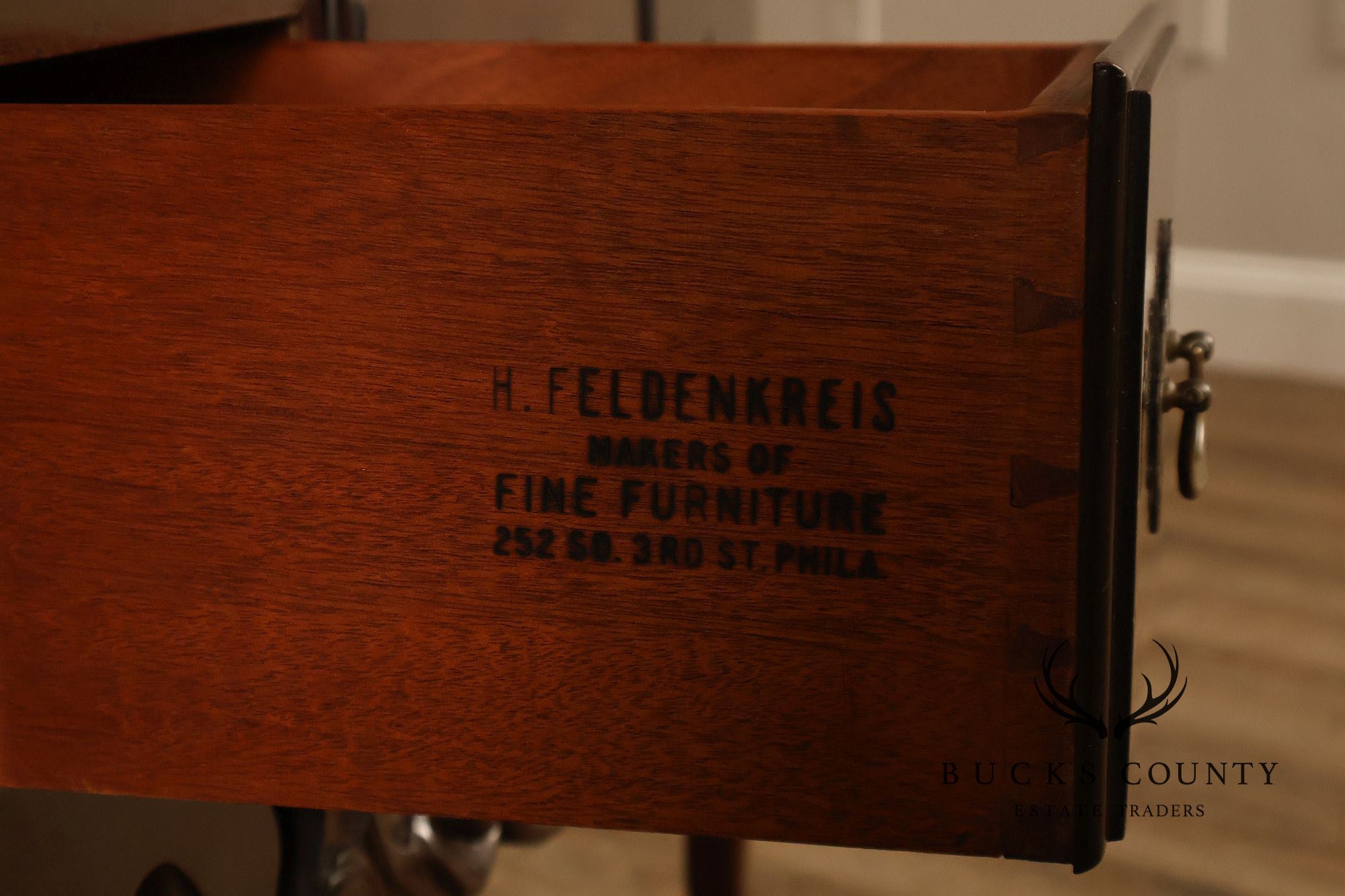 H. Feldenkreis Chippendale Style Mahogany Highboy
