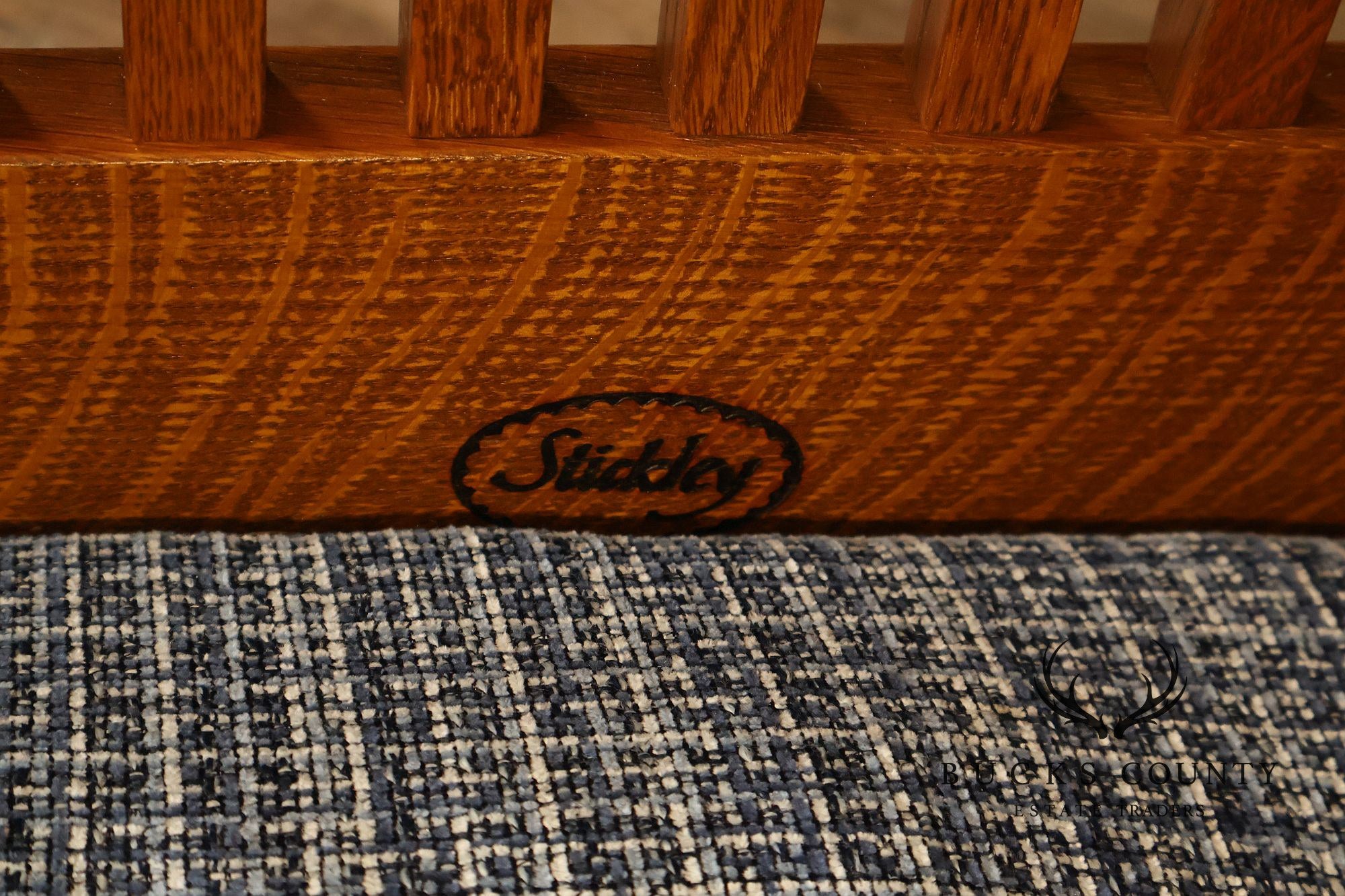 Stickley Mission Collection Oak Spindle Sofa
