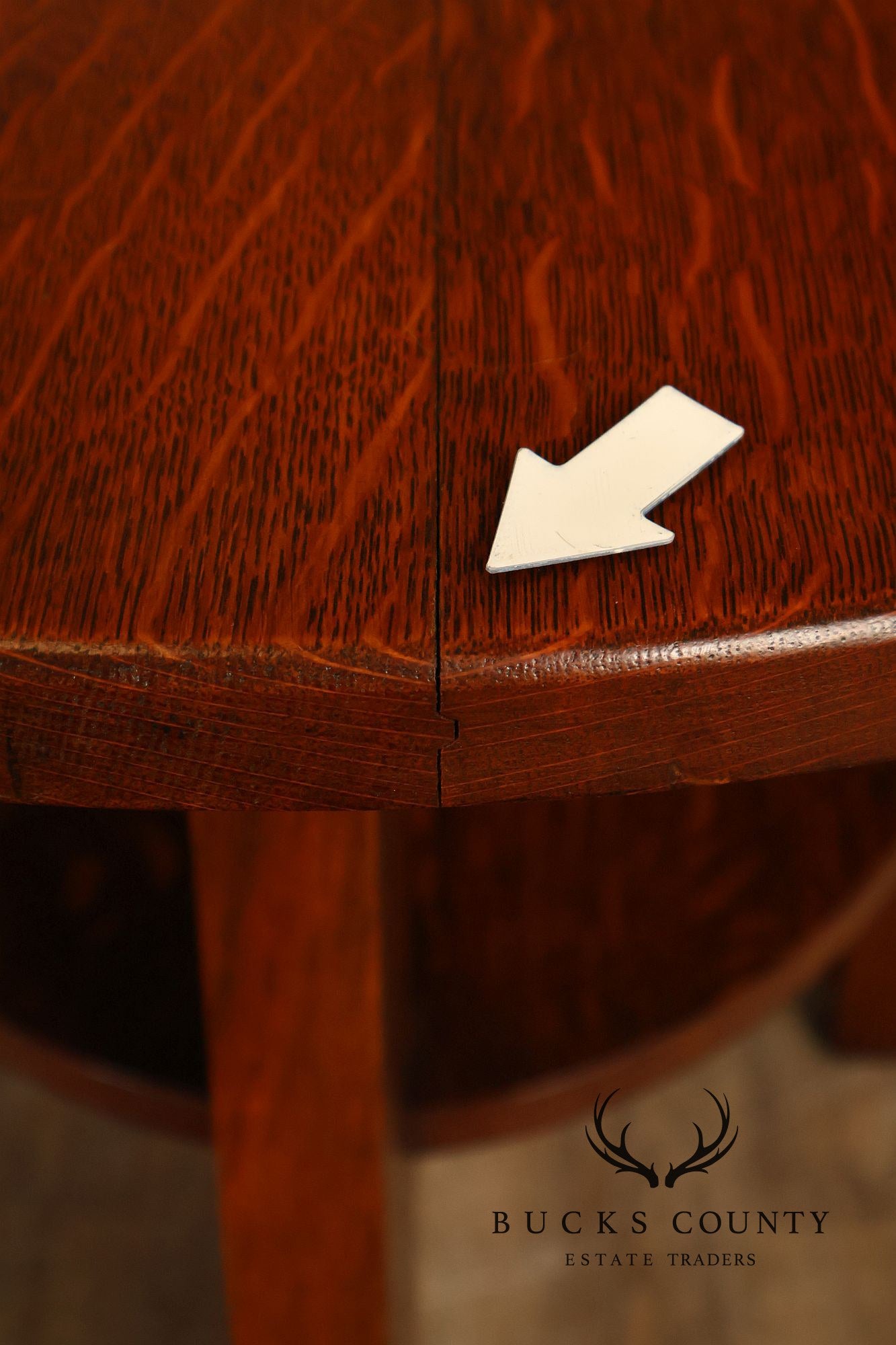 Limbert Arts And Crafts Antique Oak Double Oval Center Table Model 158