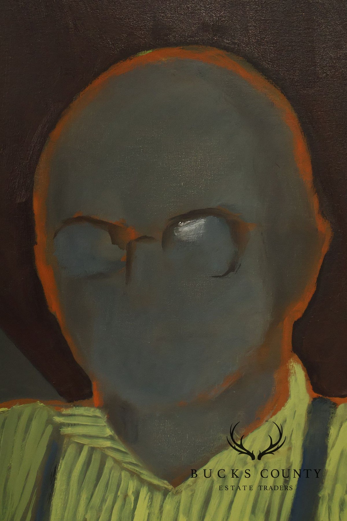 Anne Cooper Dobbins Oil Painting, 'Mr. Pfeiffer'