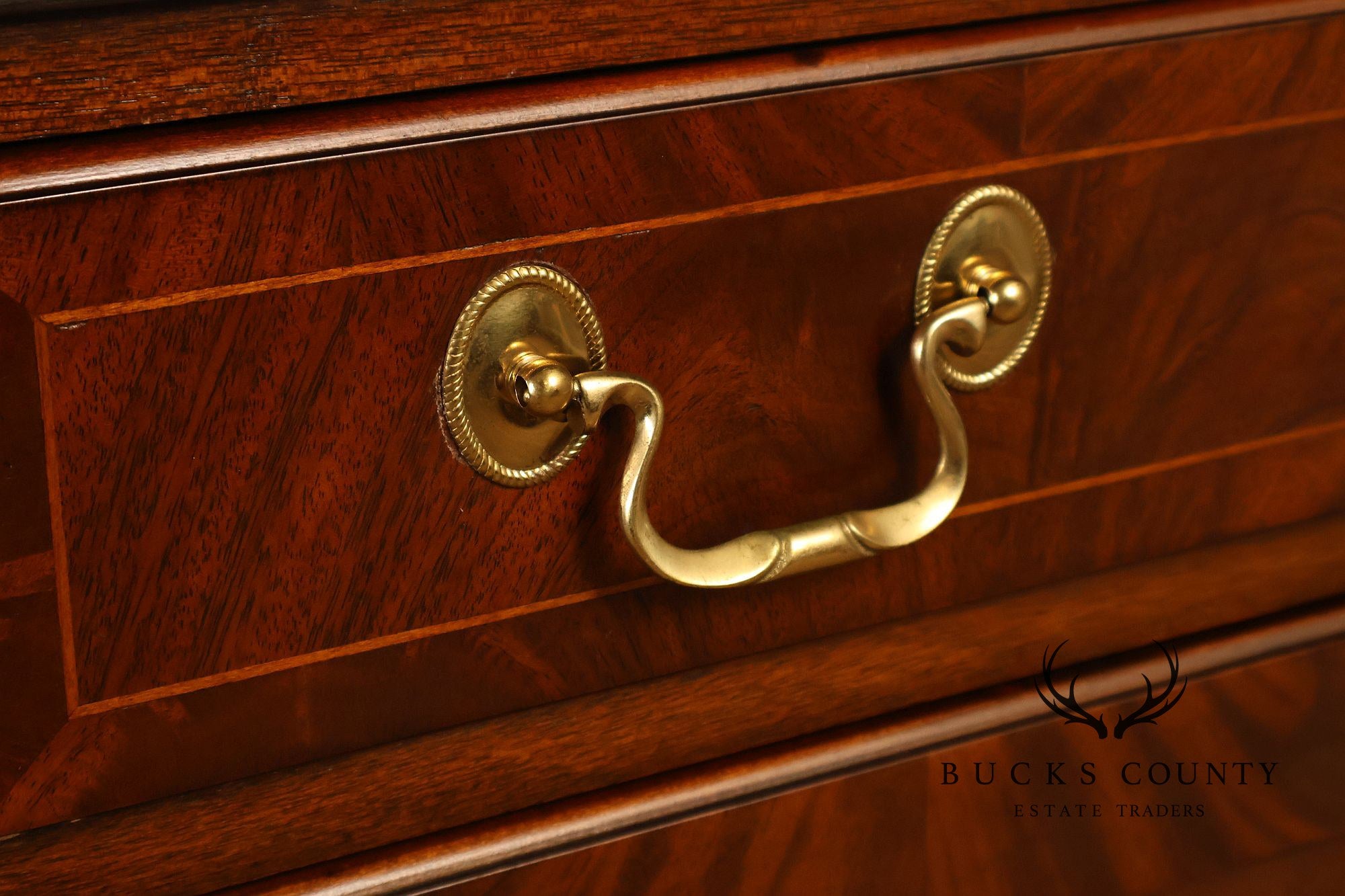 Councill Furniture Georgian Style Mahogany Flip Top Server
