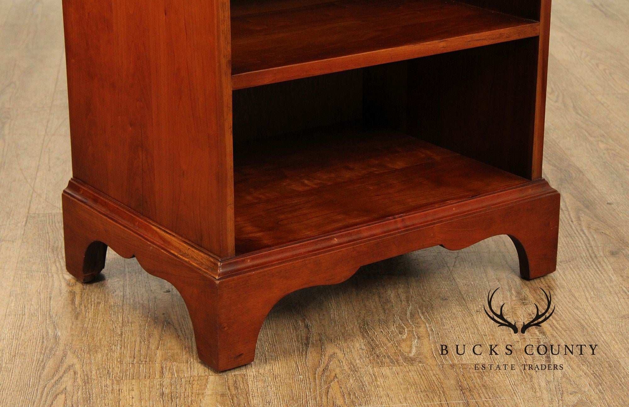 Stickley Chippendale Style Cherry Nightstands