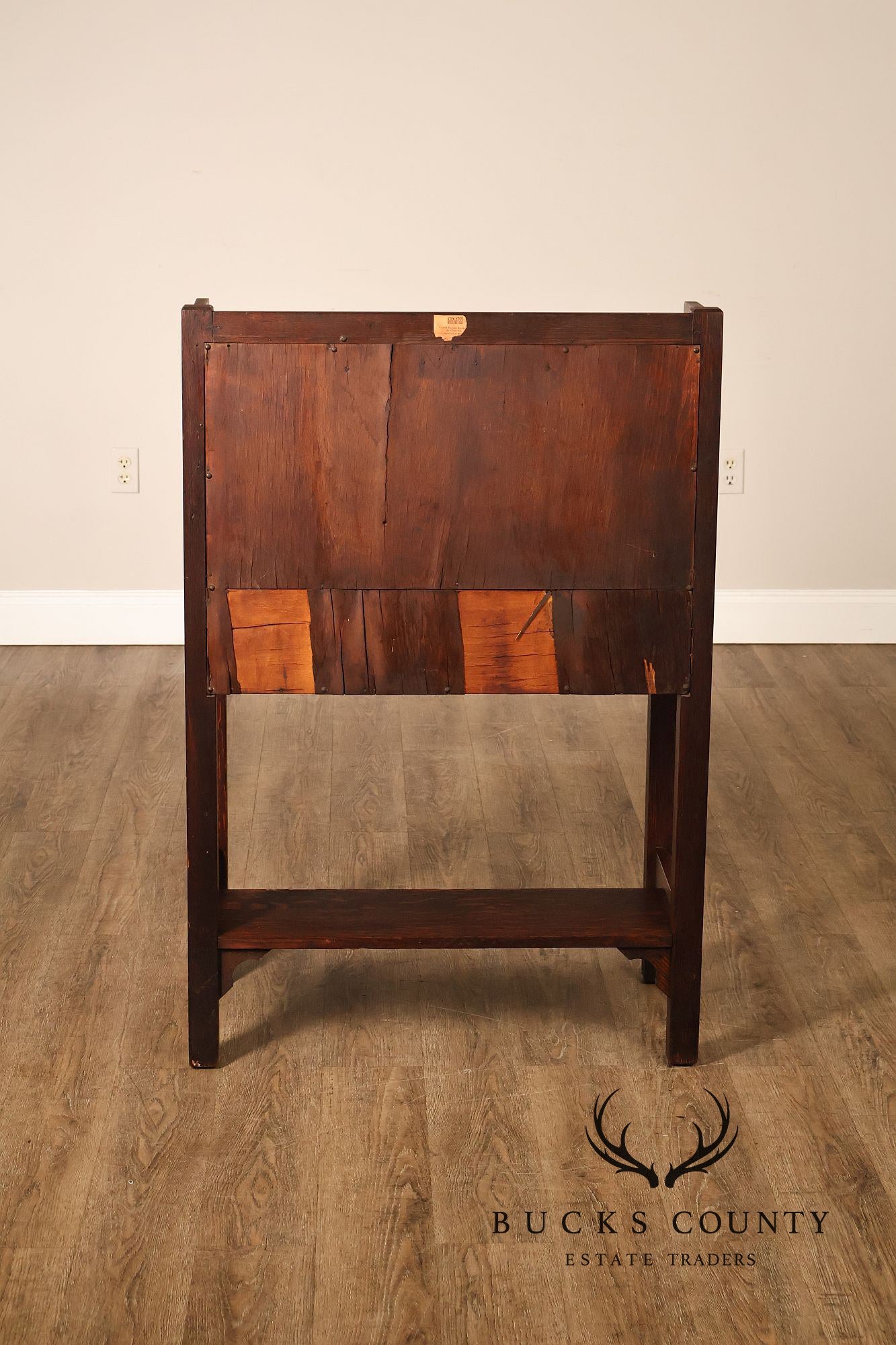 Lifetime Furniture Antique Mission Oak Drop Front Desk