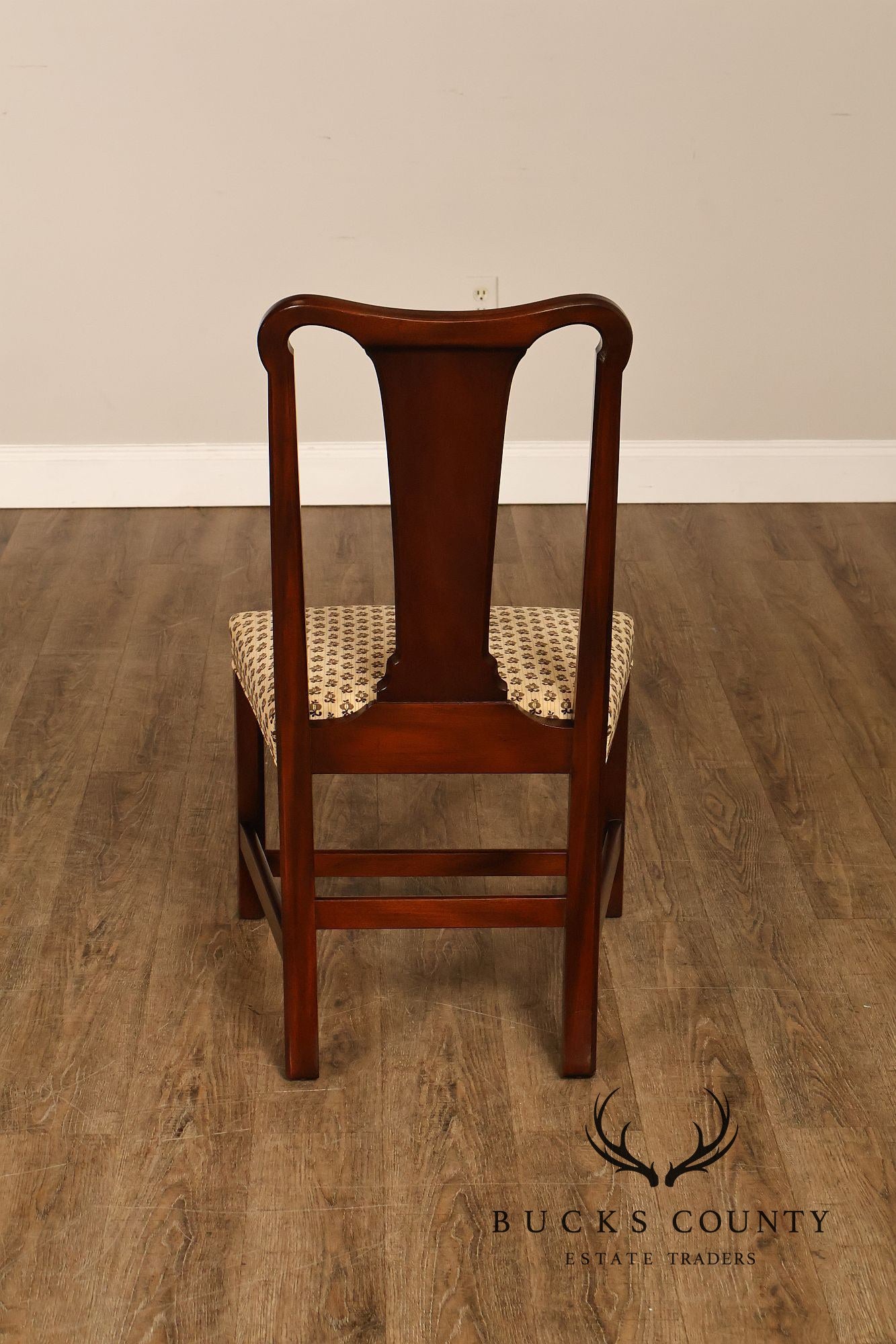 Kittinger Colonial Williamsburg Adaptation Set Of Eight Mahogany Dining Chairs