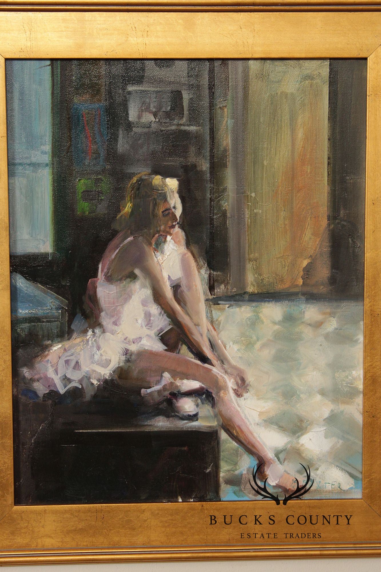 Bruce Baxter Oil Painting, 'Dancing Shoes'