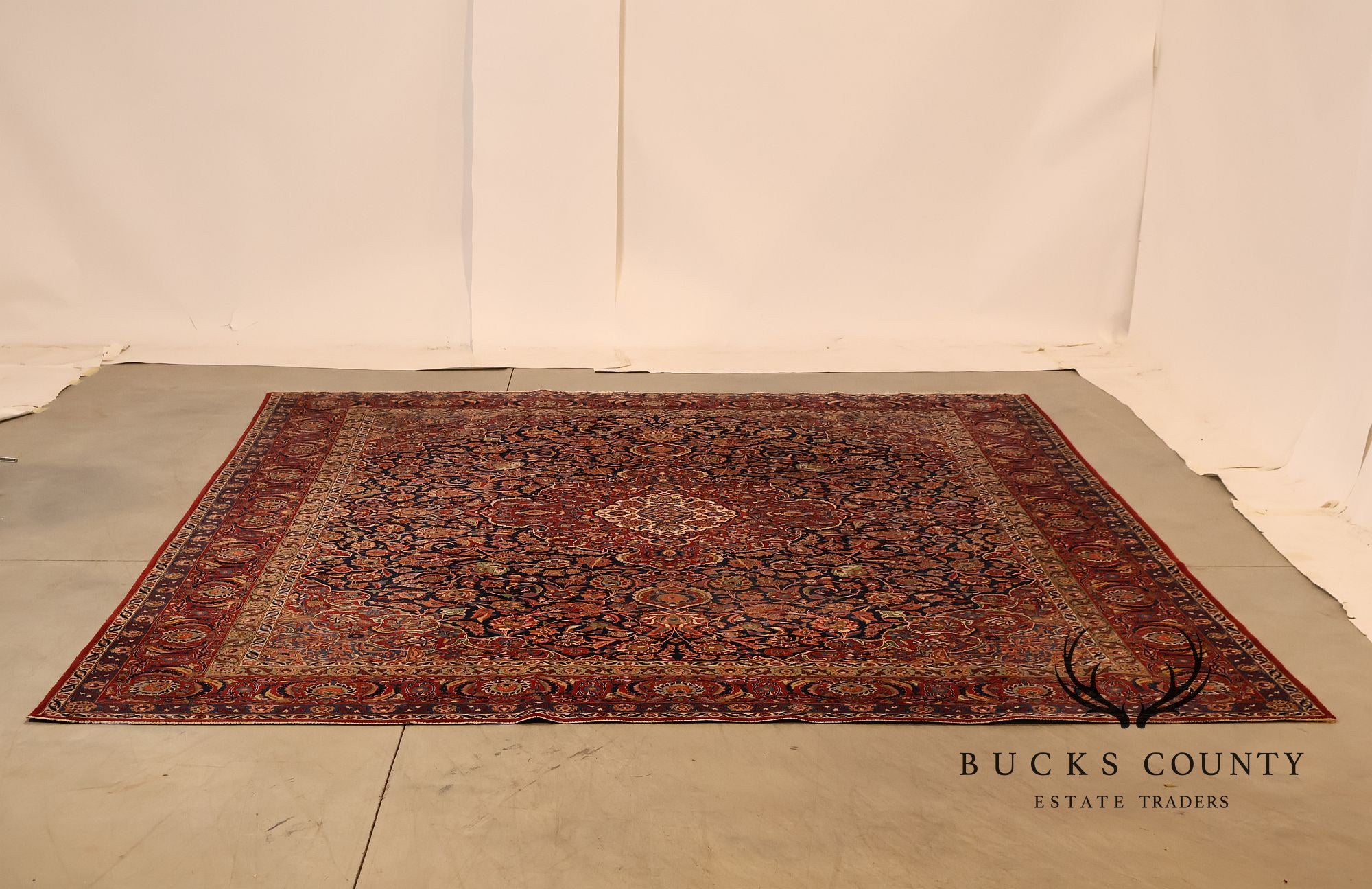 Large Hand Tied Traditional Persian Style Area Rug
