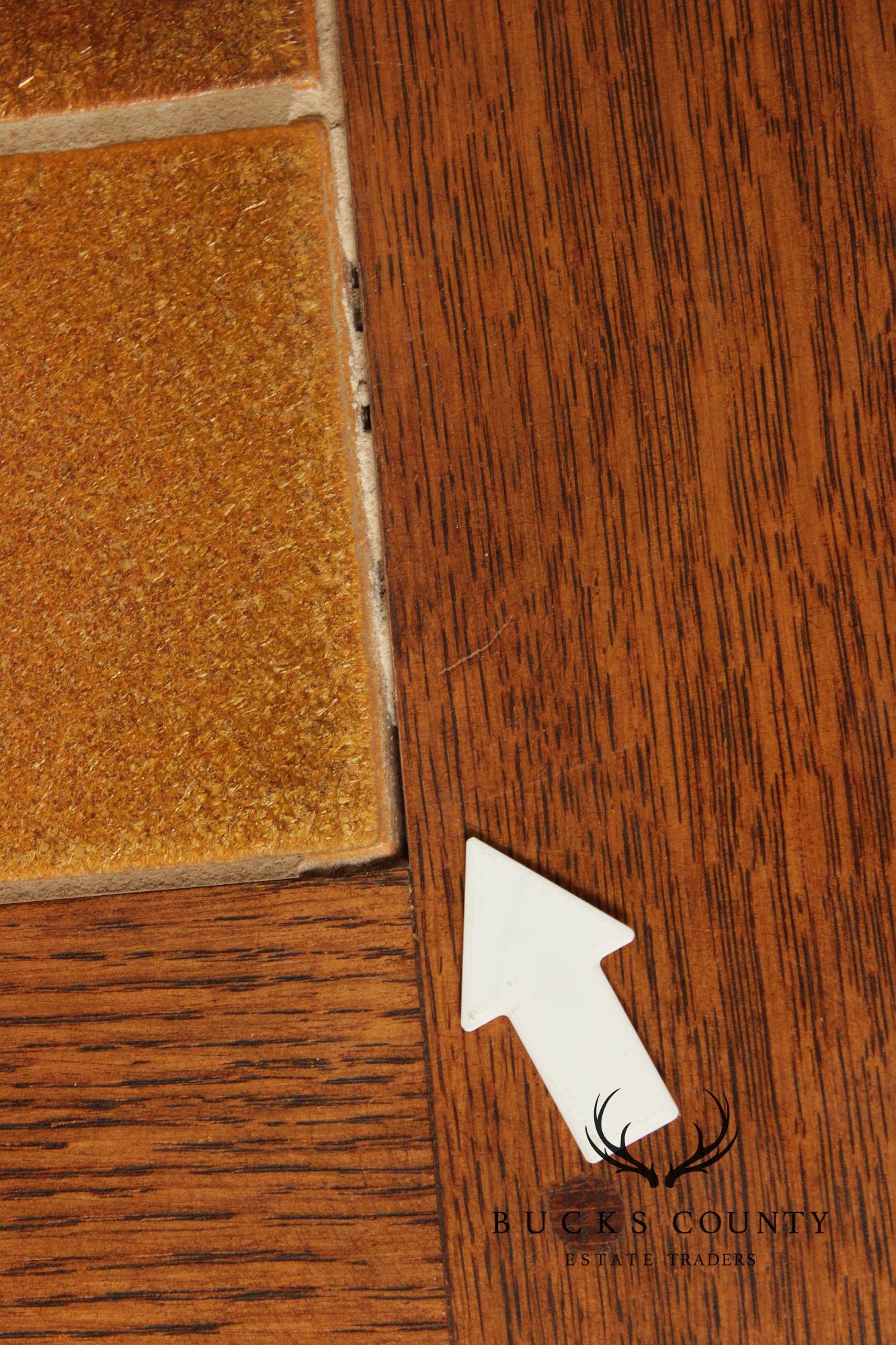 Stickley Mission Collection Pair Of Oak Tile Top End Tables