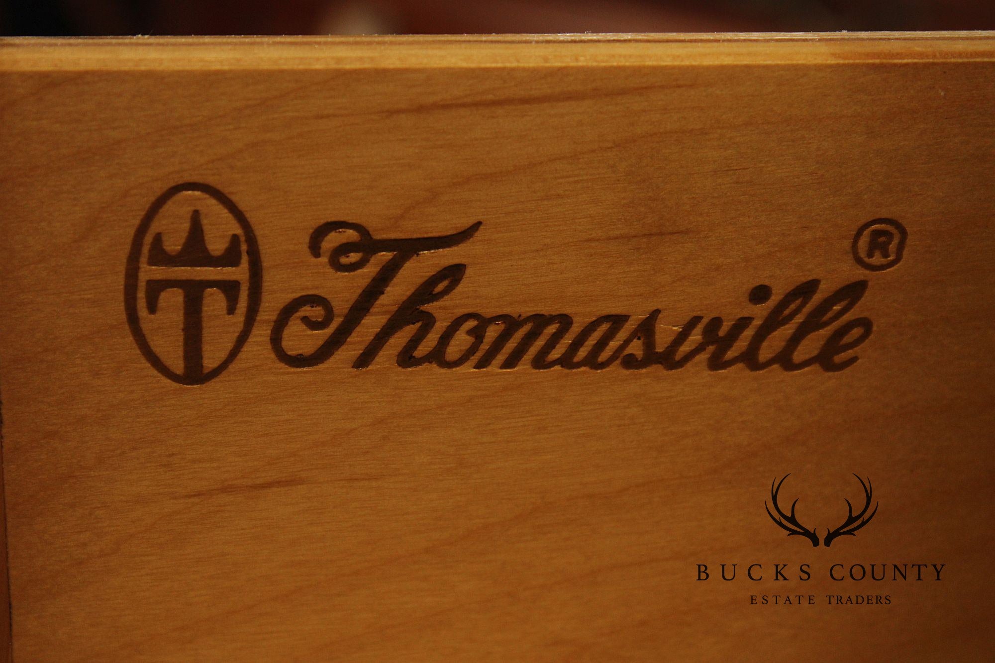 Thomasville Chippendale Style Cherry Tall Chest