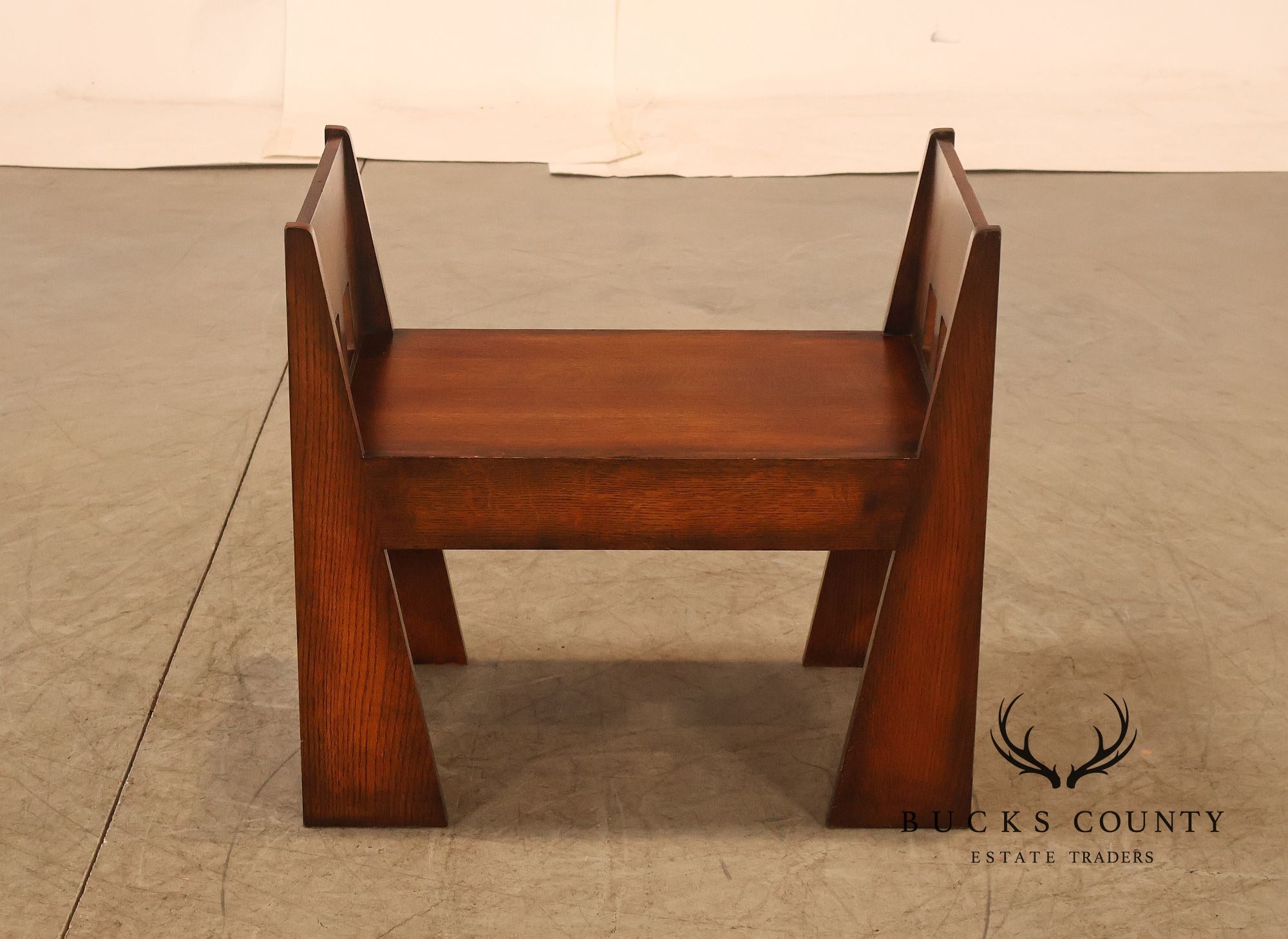 Stickley Mission Collection Oak Limbert Bench