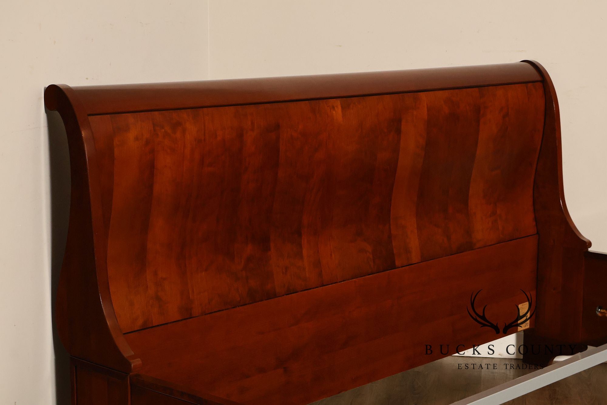 Grange French Louis Phillipe King Size Cherry Sleigh Bed Frame