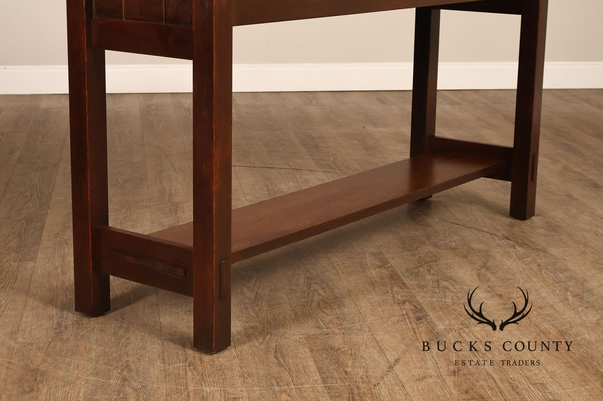 Stickley Mission Collection Oak Console Table Server