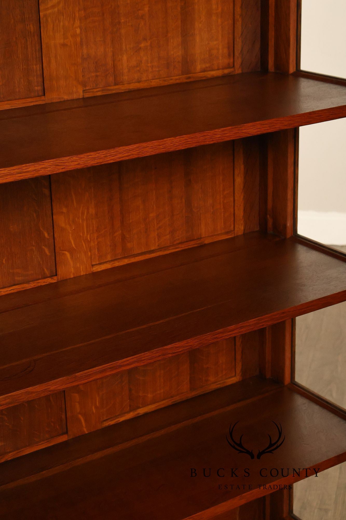 Gustav Stickley Model 820 Antique Oak China Cabinet