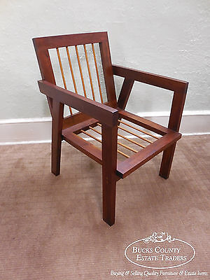 Hand Crafted Bucks County Studio Walnut Arm Chair