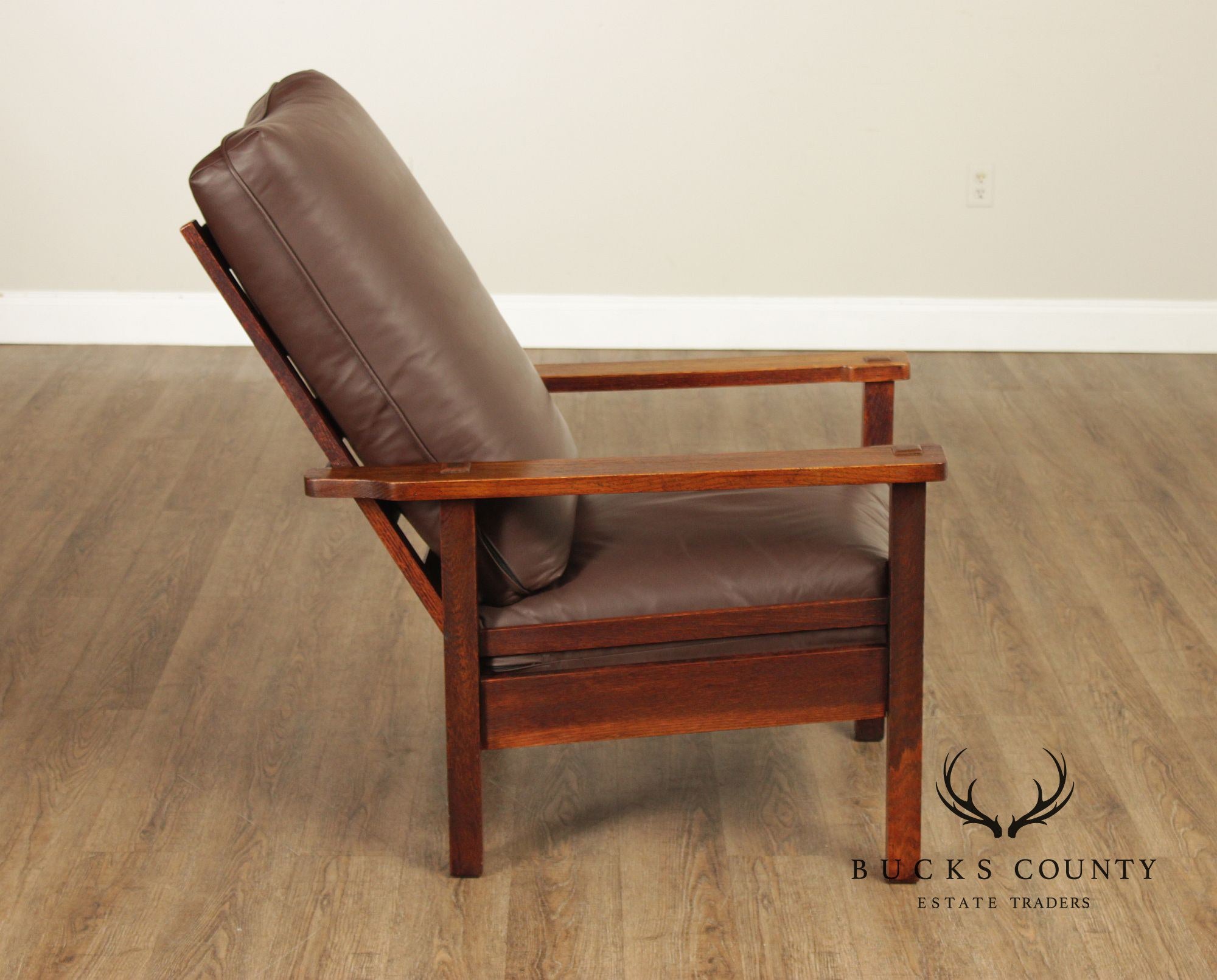 Stickley Brothers Antique Mission Oak Morris Chair