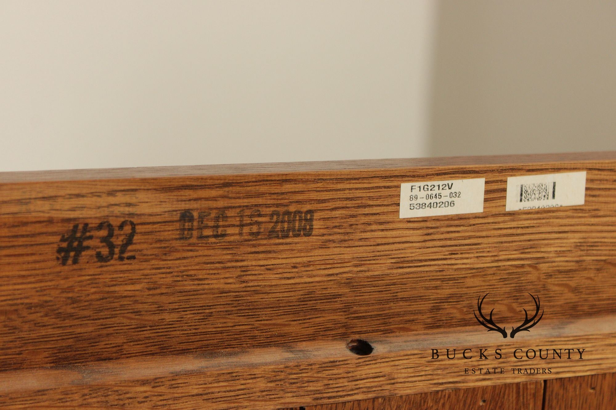 Stickley Mission Collection Oak Two Door Bookcase