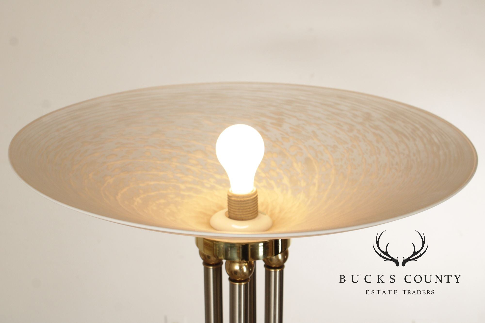 Relco Italian Modern Torchiere Floor Lamp