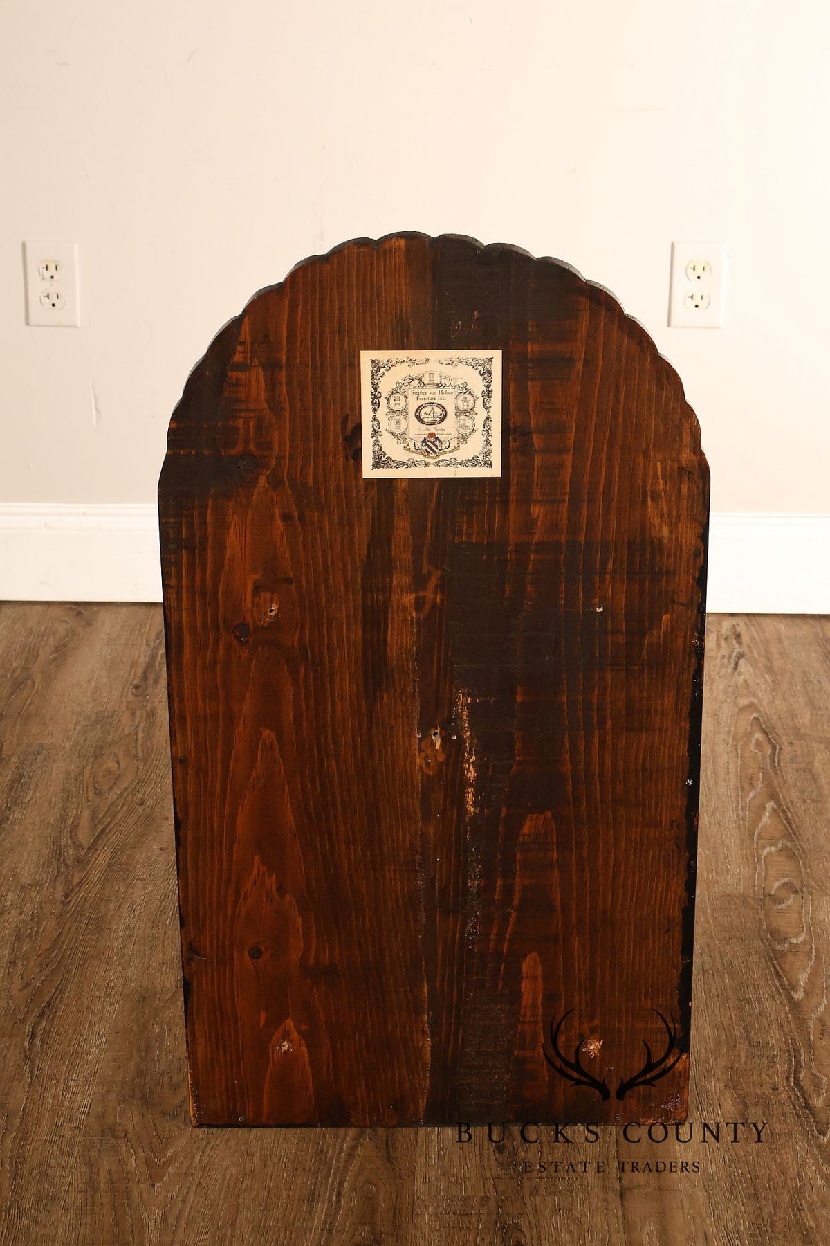 Stephen Von Hohen Bucks County Collection Colonial Style Pine Spice Cabinet