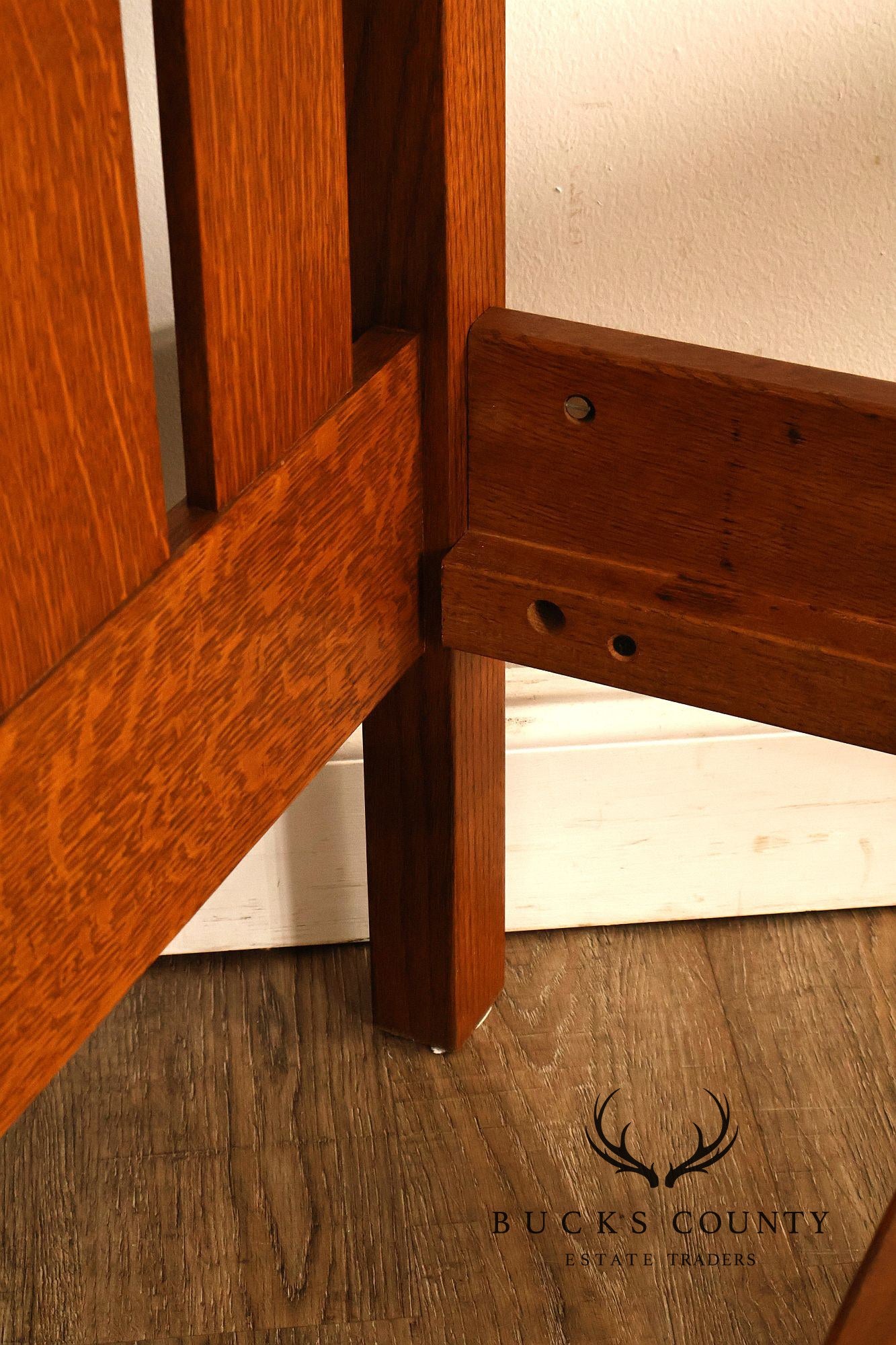 Stickley Mission Collection Oak Twin Over Twin Bunk Bed