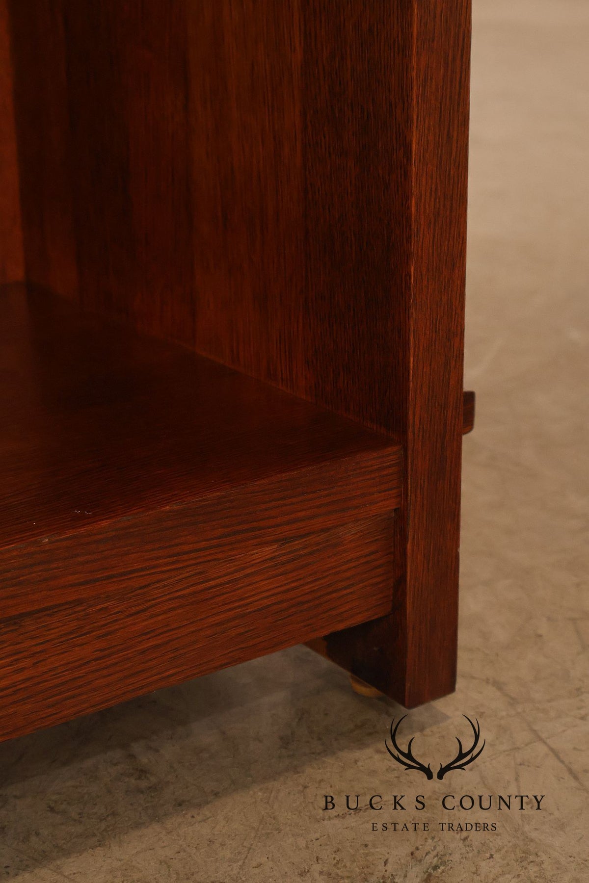 Stickley Mission Collection Oak Open Bookcase