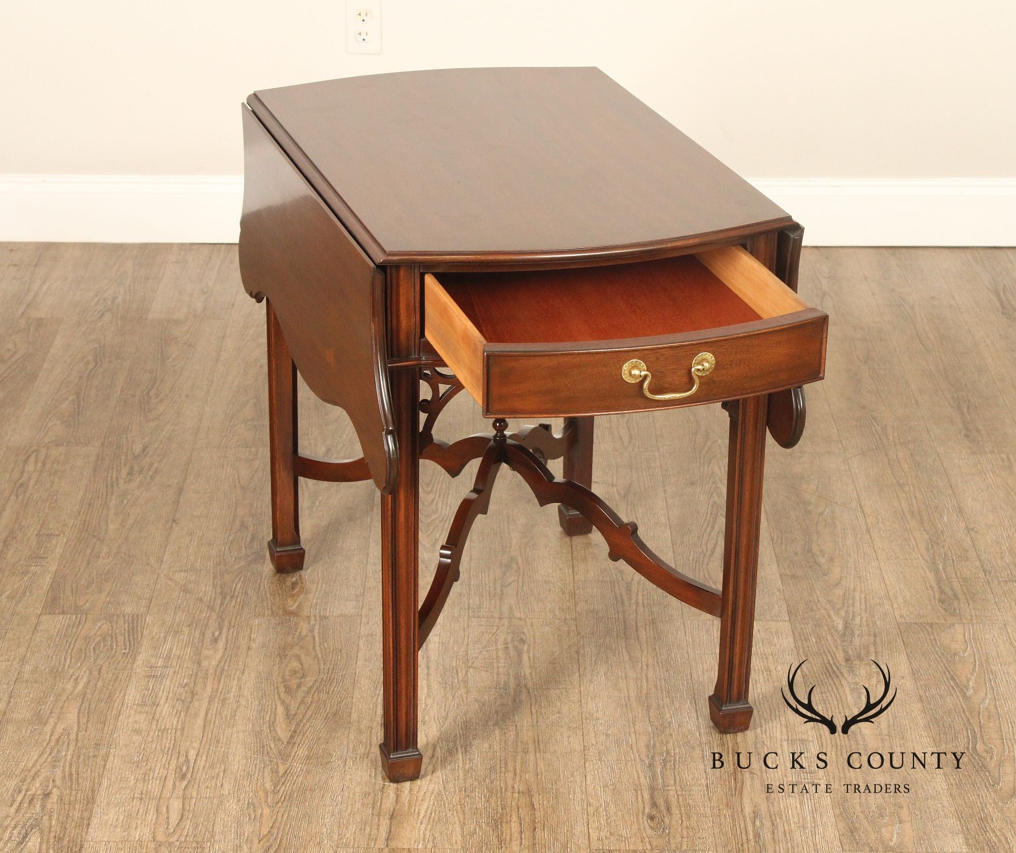 Kindel Winterthur Reproduction Mahogany Pembroke Table