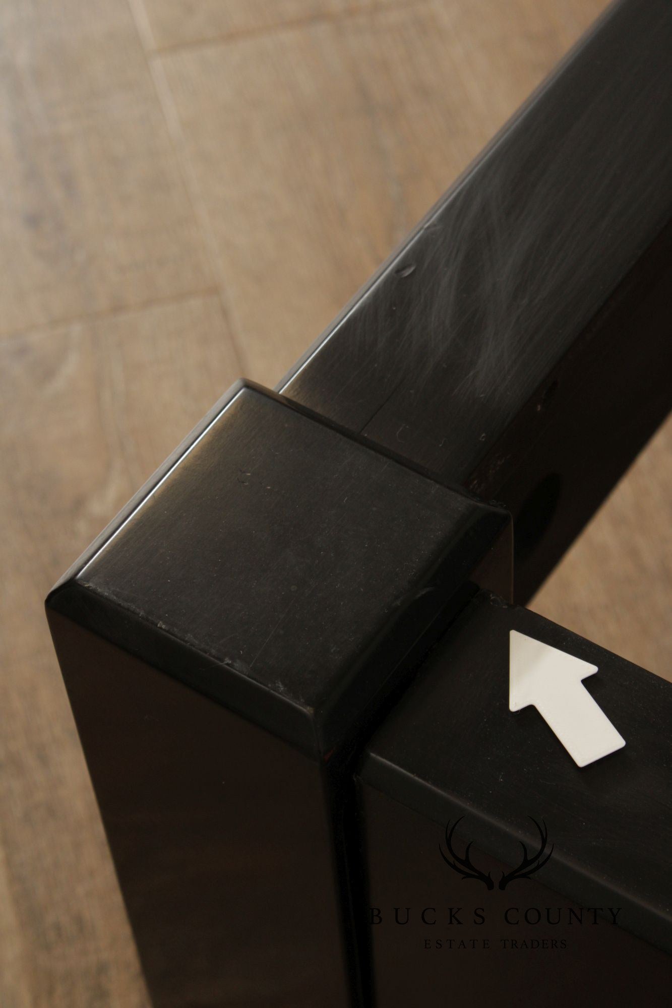 Stickley John Widdicomb Collection Ebonized King Panel Bed