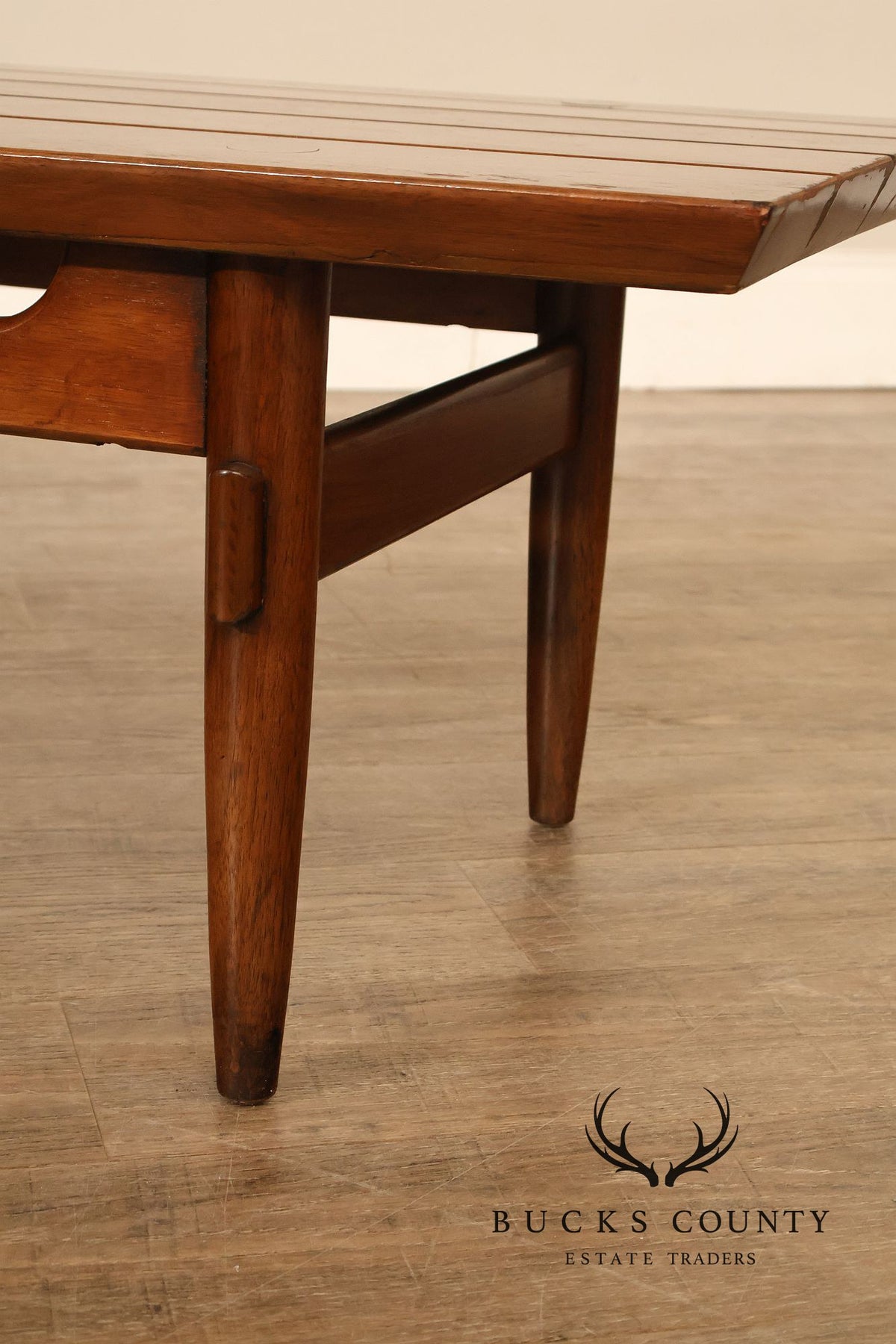 American Of Martinsville Furniture Slat Top Bench