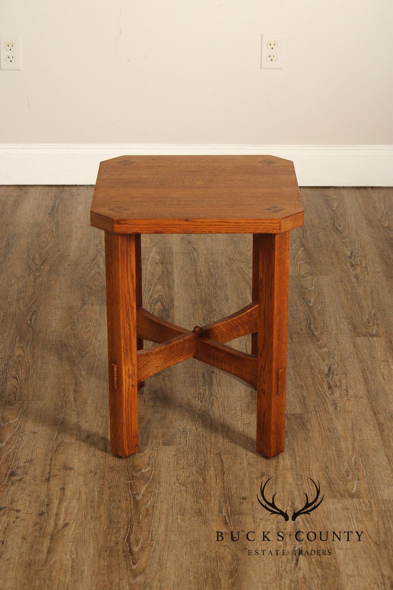 Stickley Mission Collection Oak Tabouret
