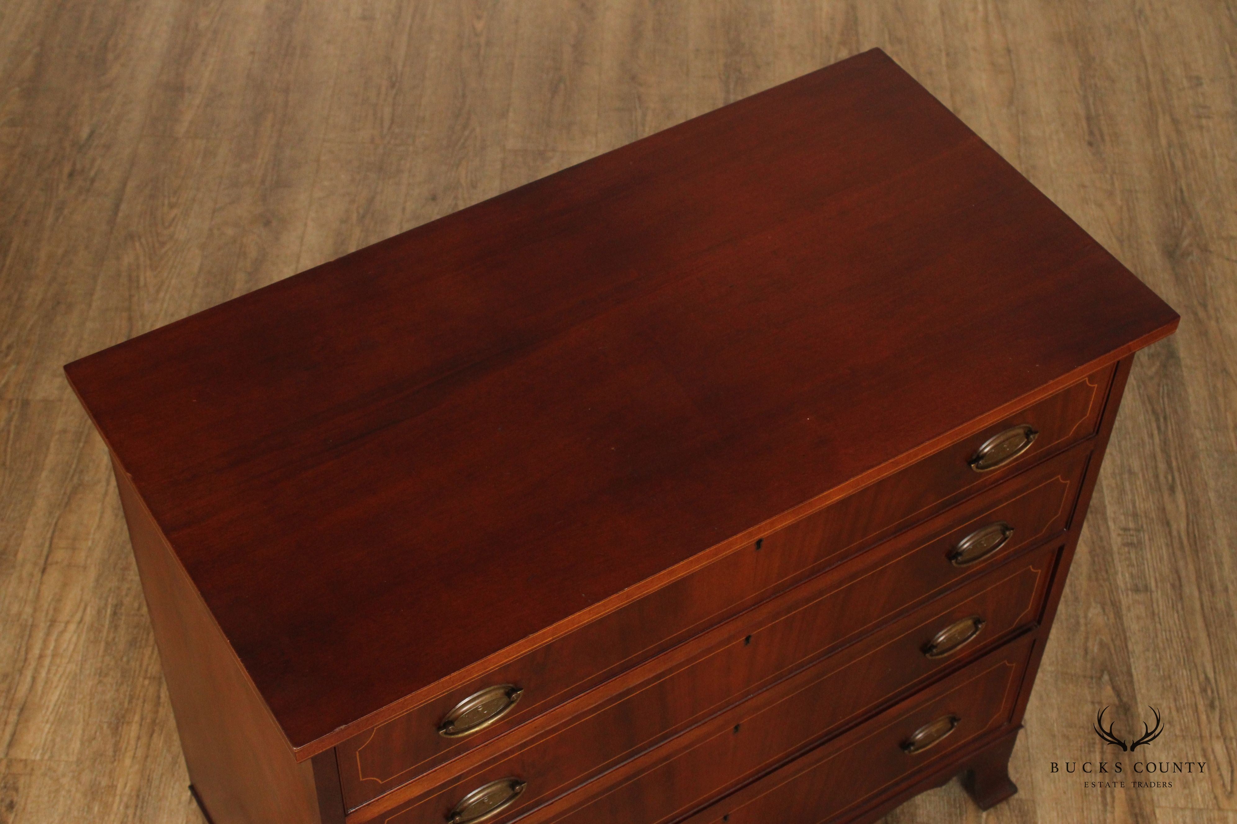 Antique Federal Inlaid Mahogany Chest of Drawers