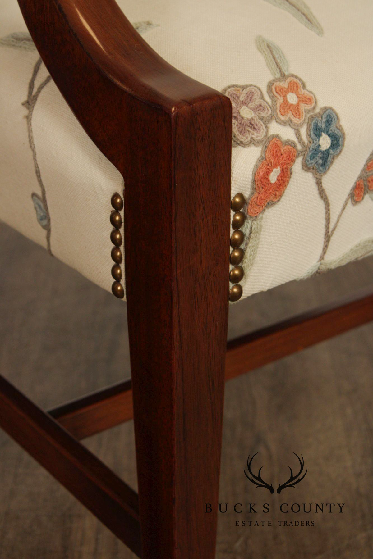 Statesville Ross Traditional Upholstered Pair of Lolling Chairs