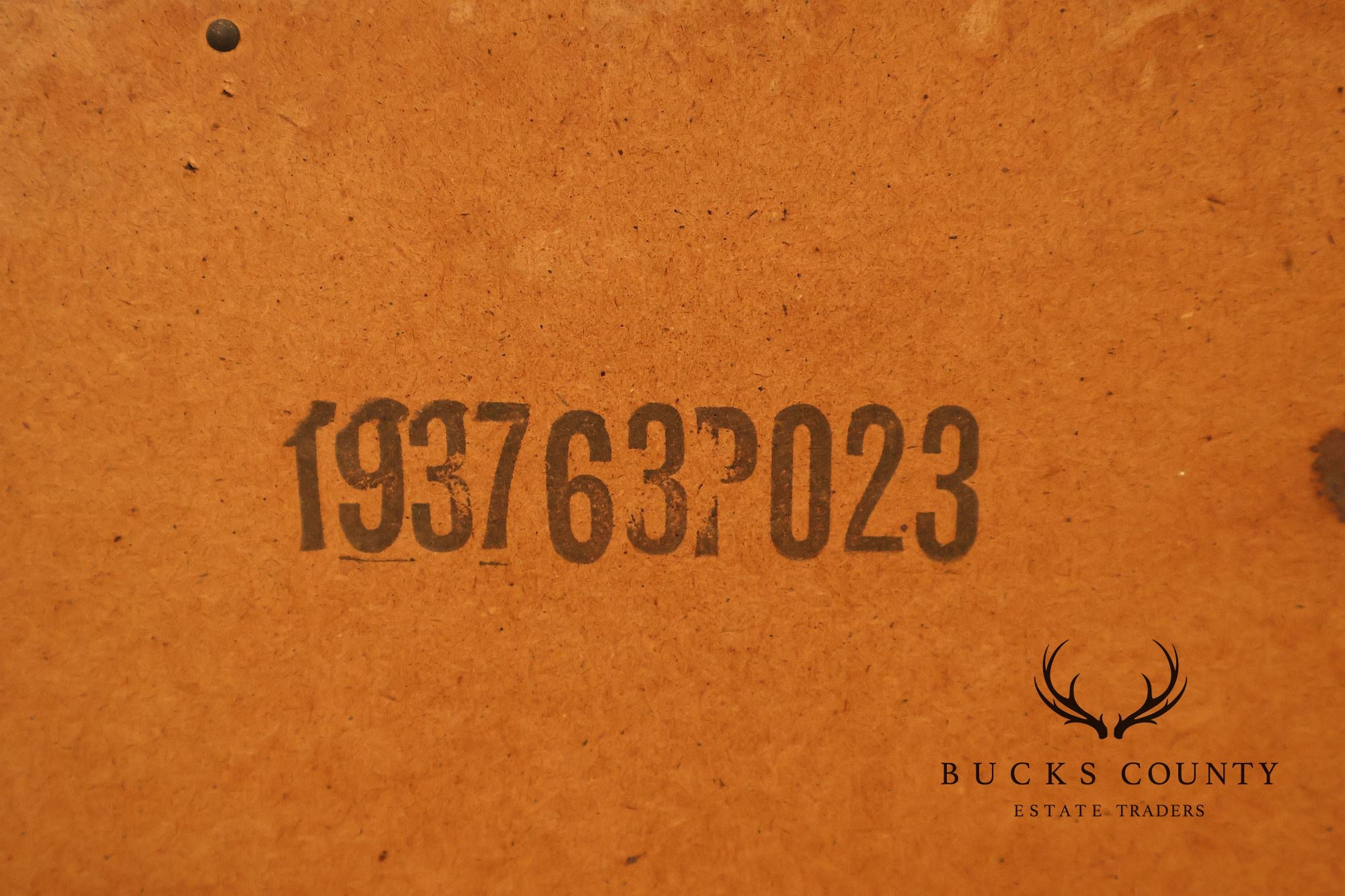 Mid Century Modern Sculpted Front Writing Desk