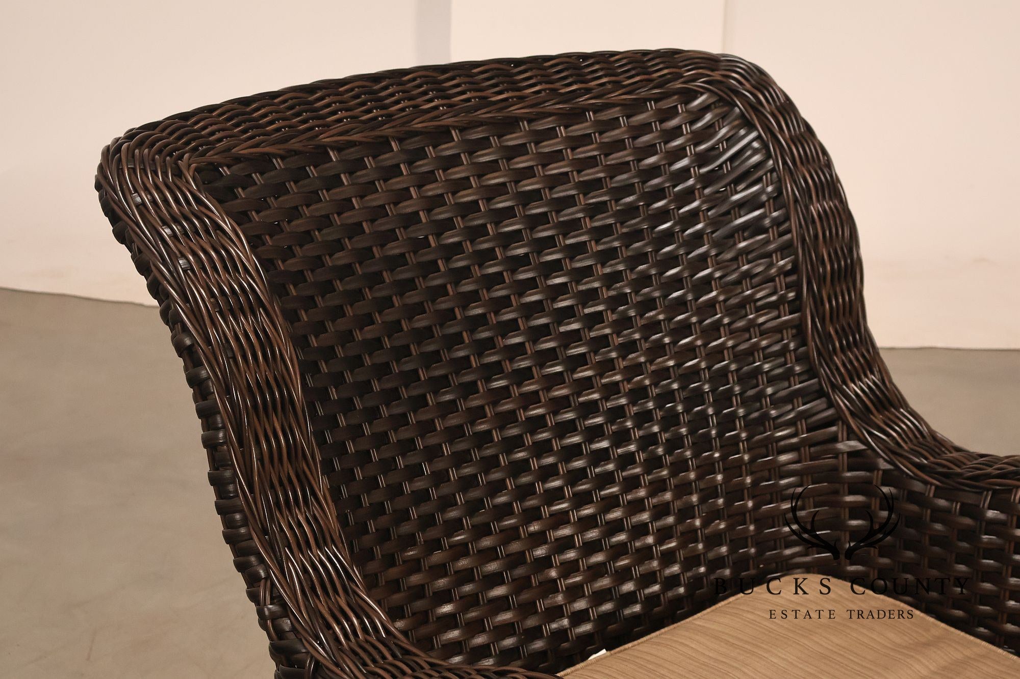 Northcape Pair of 'Richmond' Outdoor Wicker Patio Armchairs