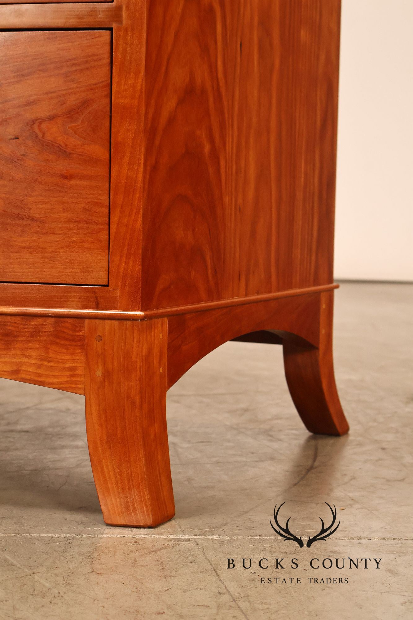 Thomas Moser Cherry Crescent Four Drawer Bureau