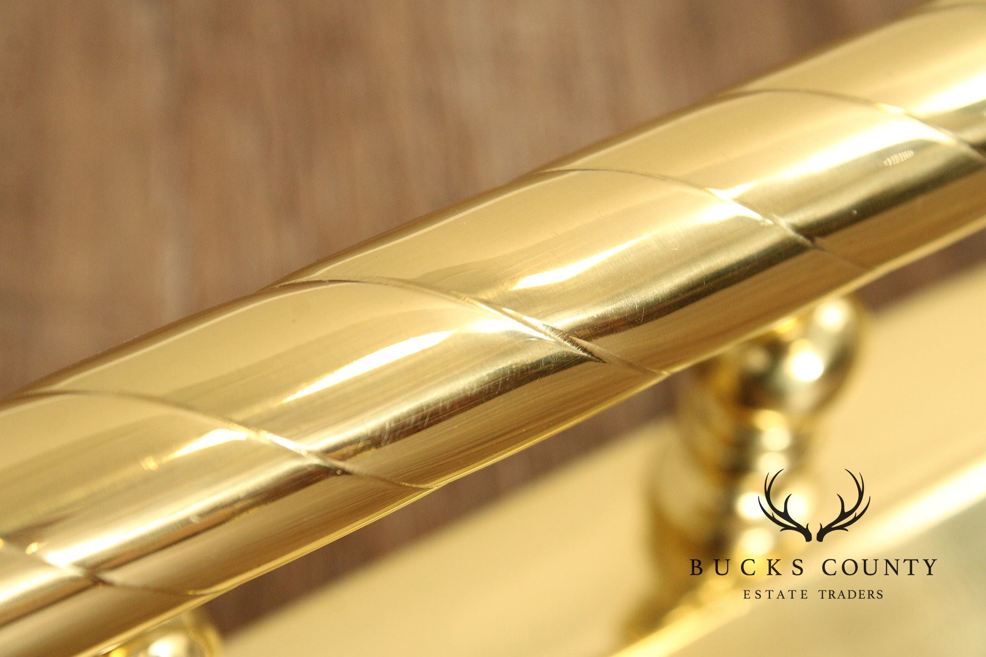 Traditional Polished Brass Fireplace Fender