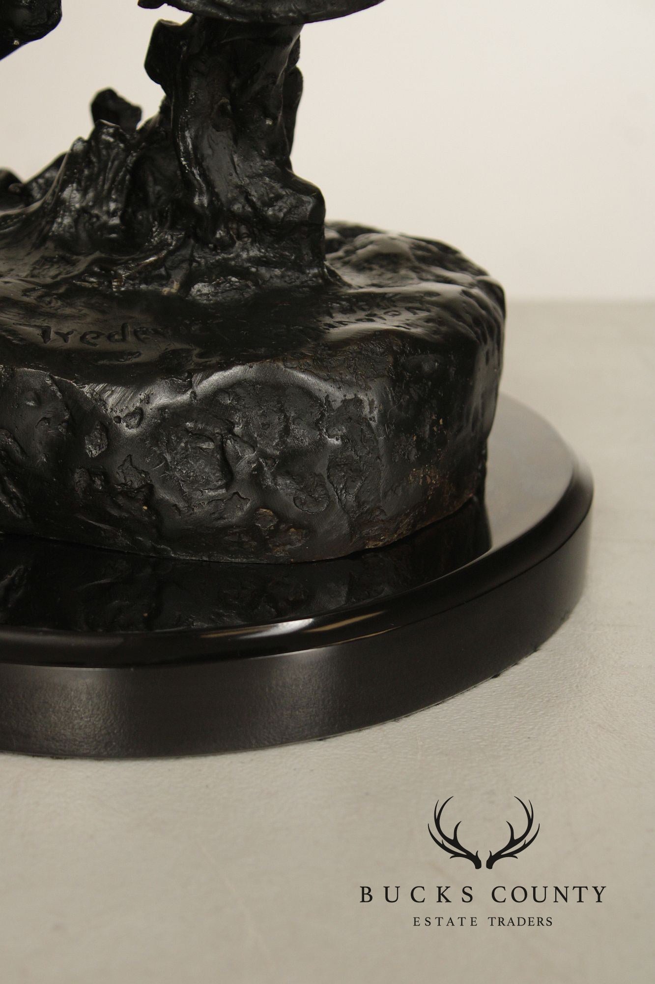 Frederic Remington Bronze Statue, 'Rattlesnake'