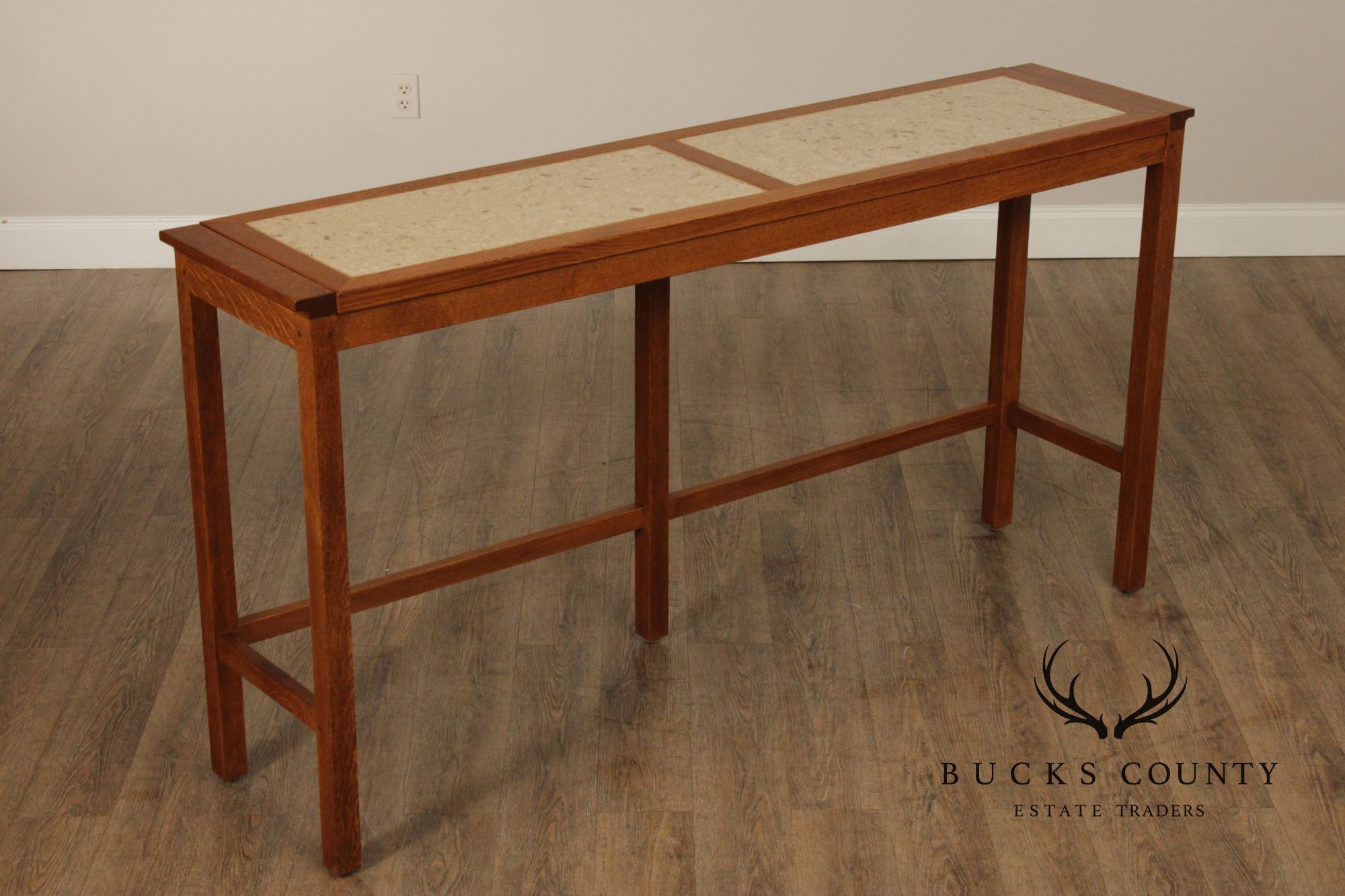 Stickley Mission Collection Oak Counter Height Table