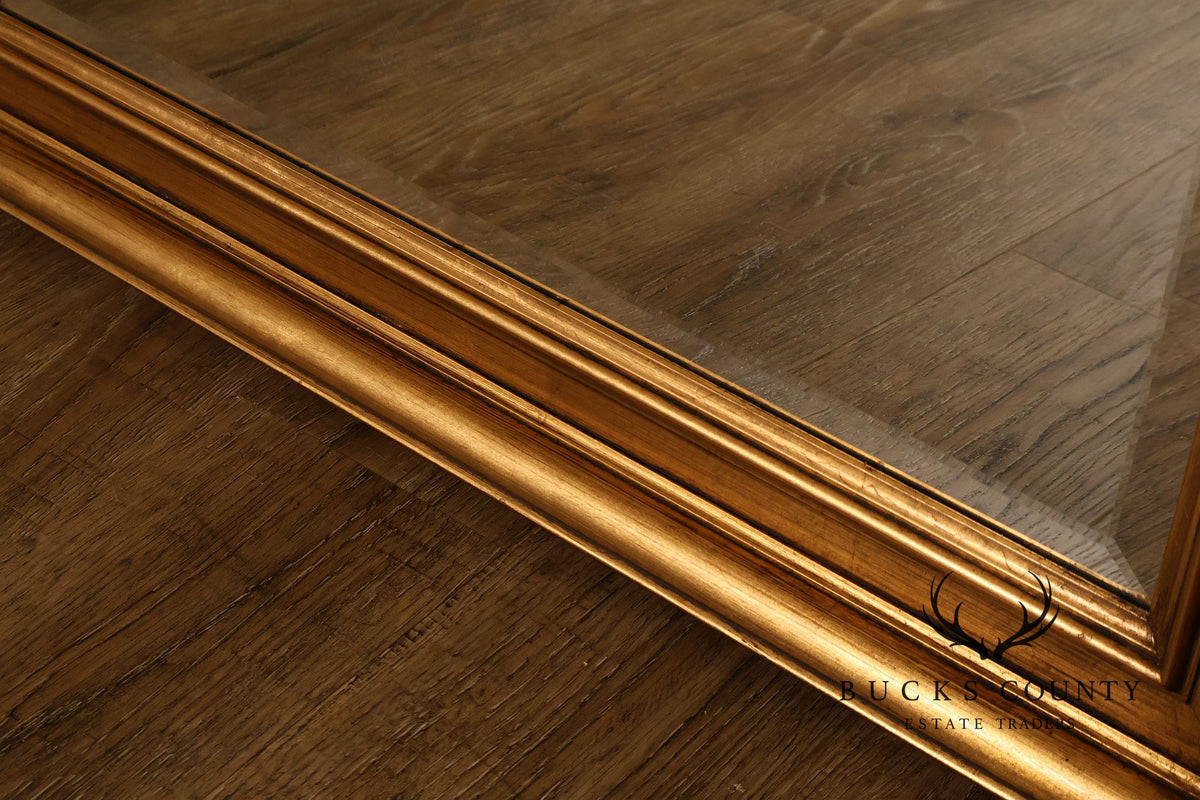Traditional Gold Gilt Frame Beveled Wall Mirror