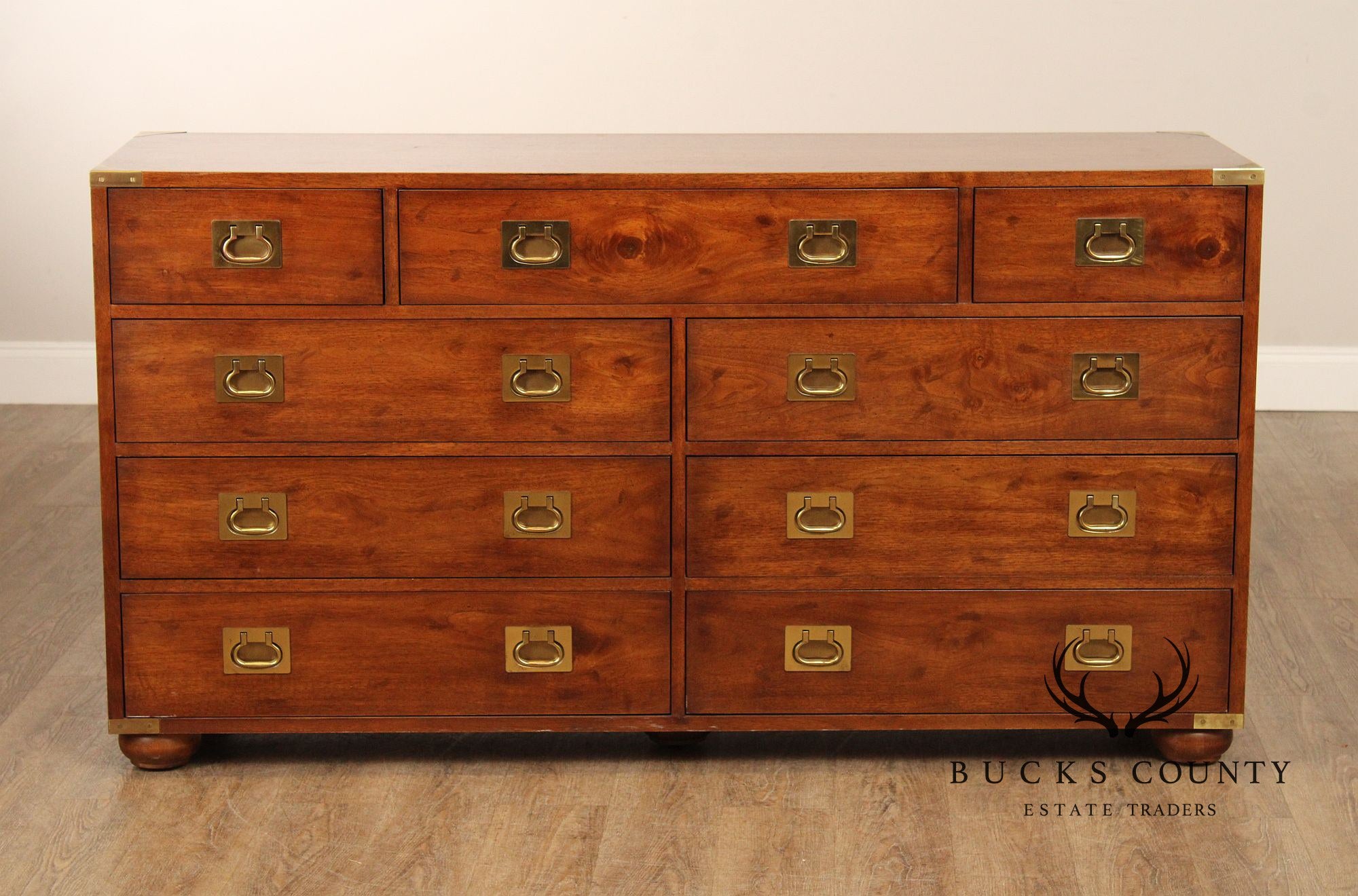 Henredon 'Regiment' Campaign Style Long Dresser