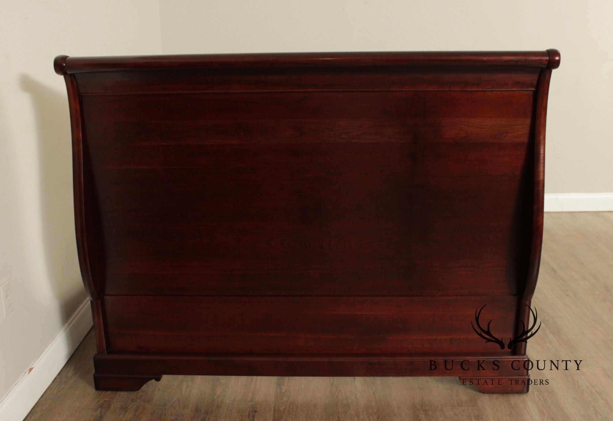 Stickley Marseilles Cherry Louis Philippe Style Queen Sleigh Bed