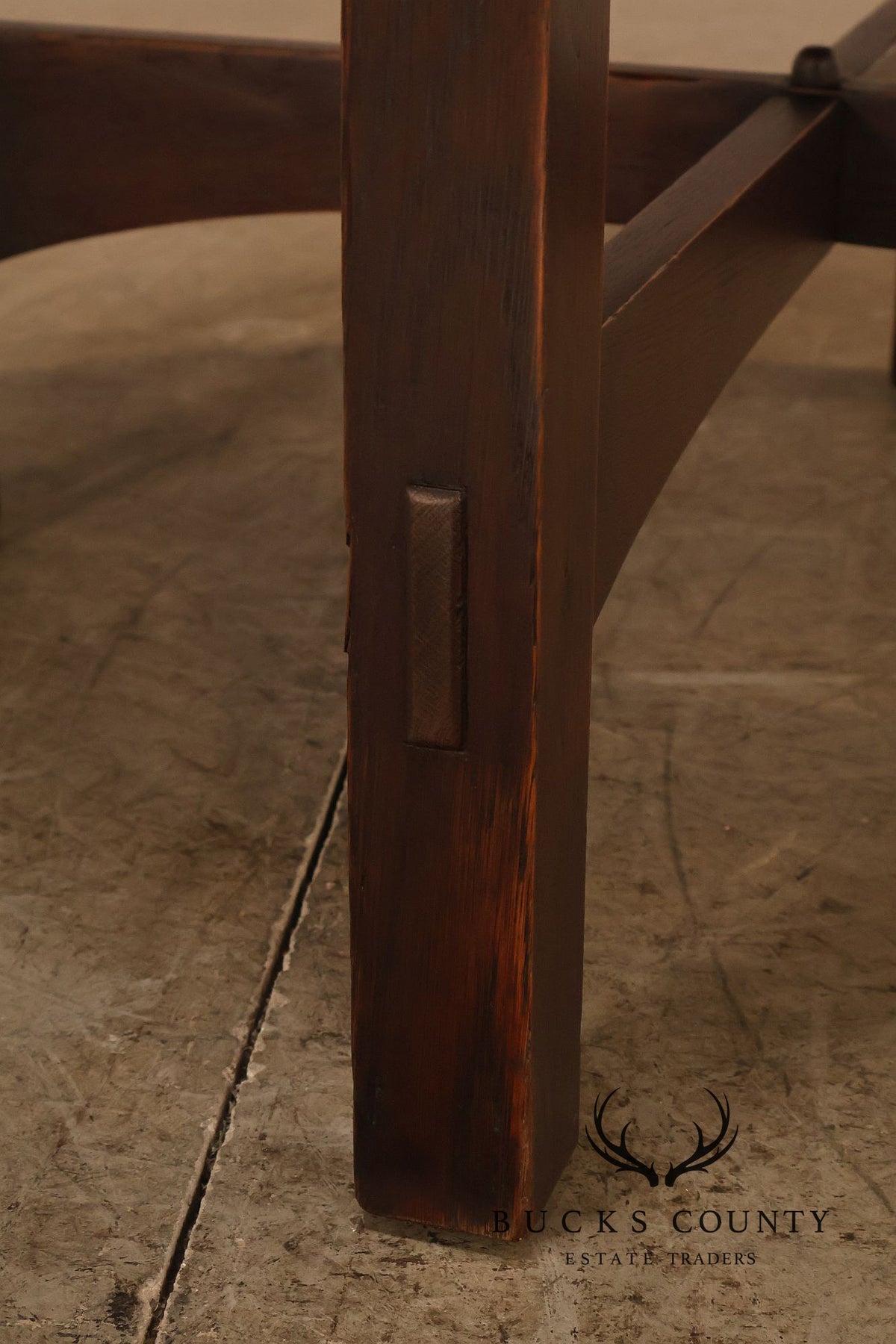 Antique Gustav Stickley Model #645 Mission Oak Round Center Table