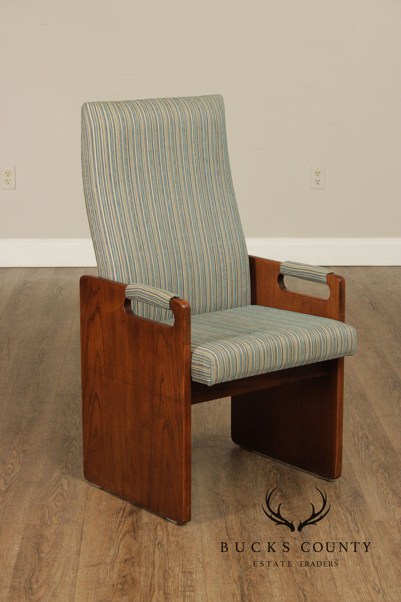 Lane Pueblo Mid Century Modern Brutalist Set Of 6 Dining Chairs