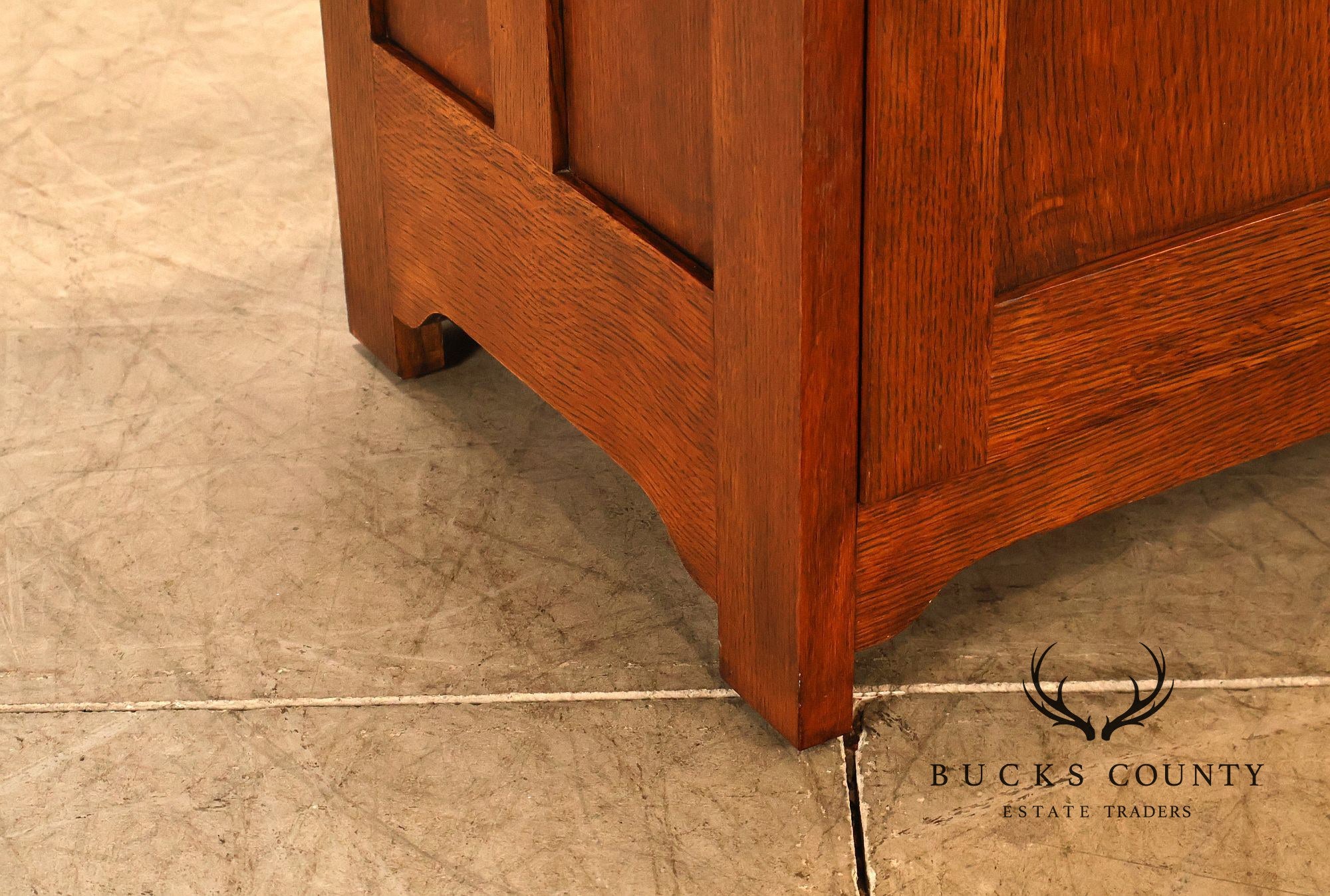 Stickley Mission Collection Roycroft Oak Chafing Cabinet