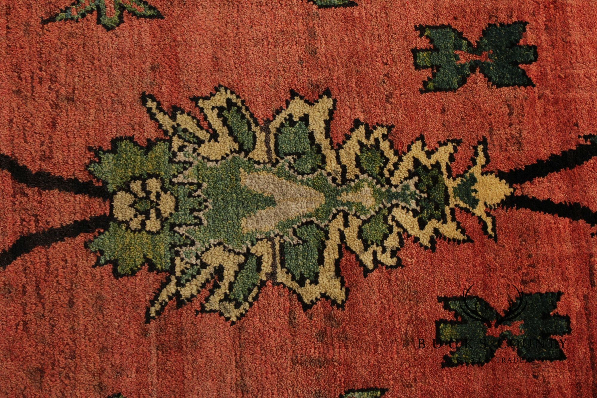 Khotan Style Hand Knotted Wool Area Rug 6'x 9'